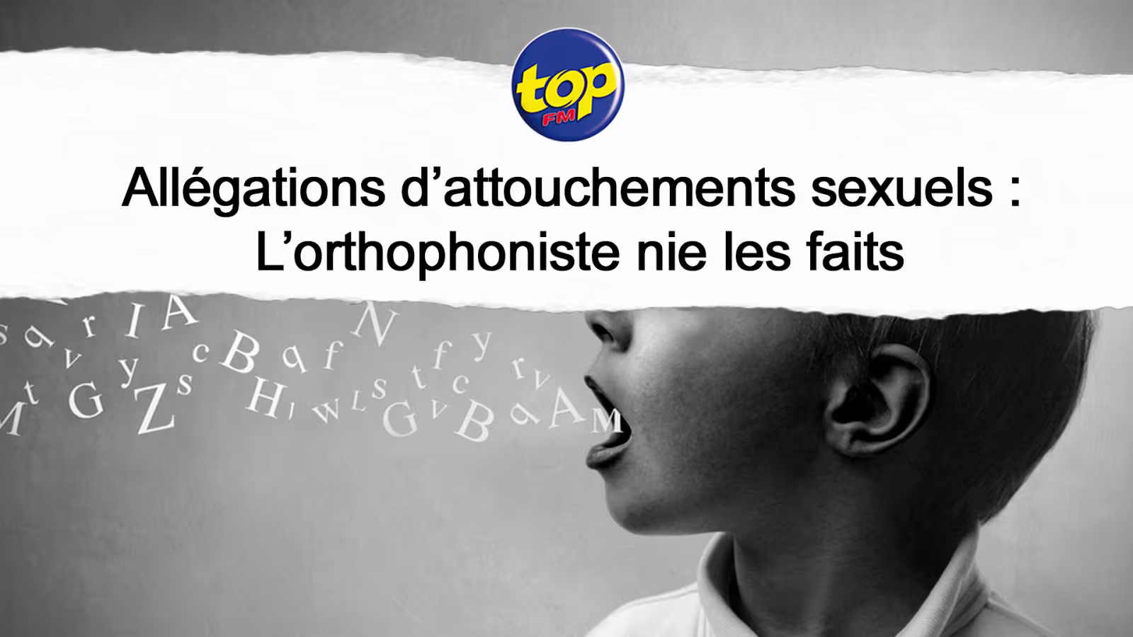 Allégations d’attouchements sexuels dans une école spécialisée : L’orthophoniste nie les faits
