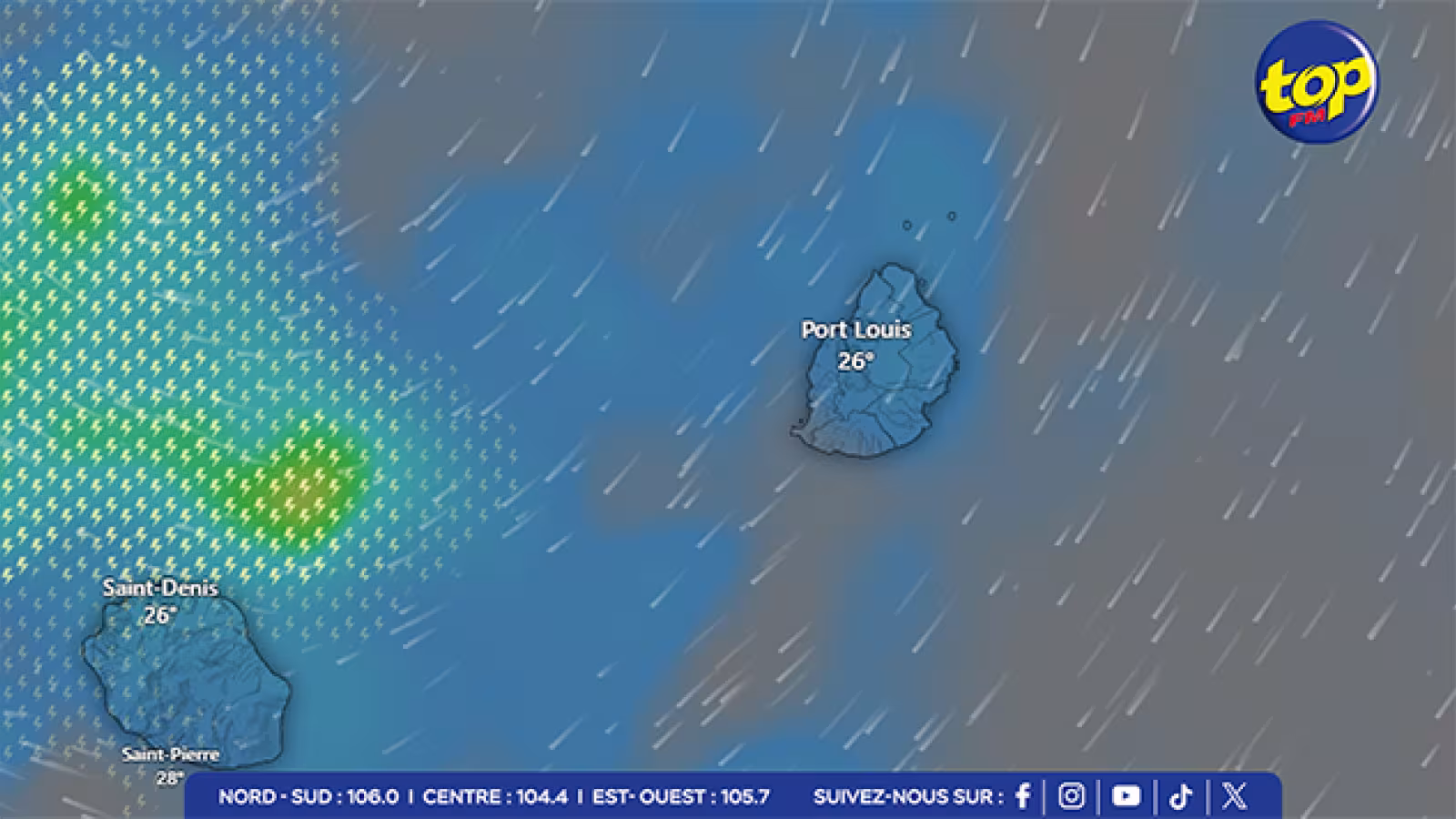 Météo : Pluies intermittentes et orages prévus ce soir