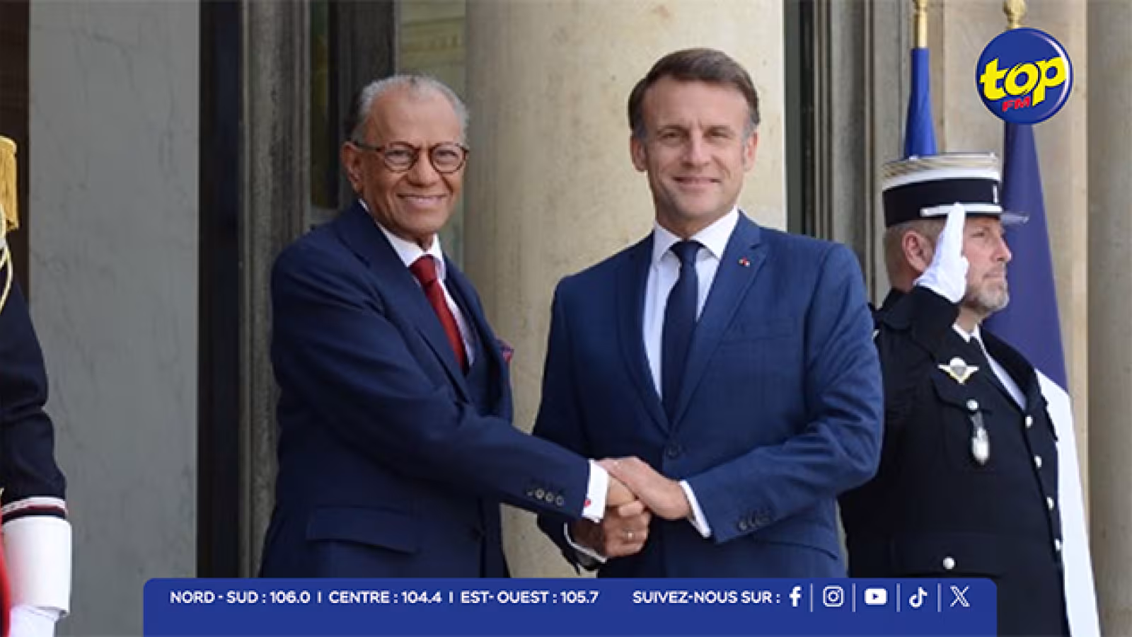 Navin Ramgoolam reçu à l’Élysée : Emmanuel Macron salue l’engagement de Maurice pour la protection des océans