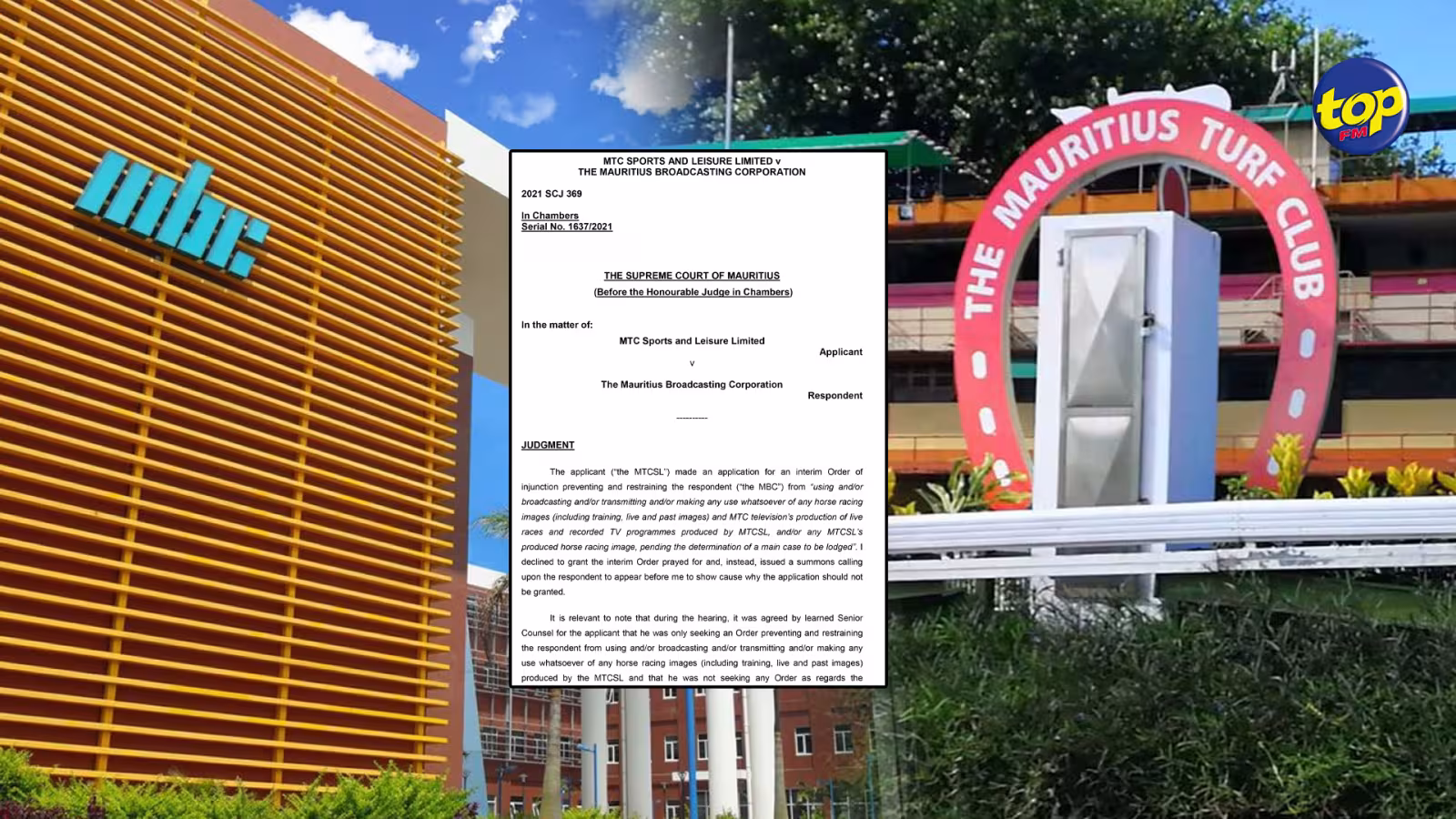 Décision de la cour suprême : La MBC n’a pas le droit d’utiliser les images des courses de la MTCSL