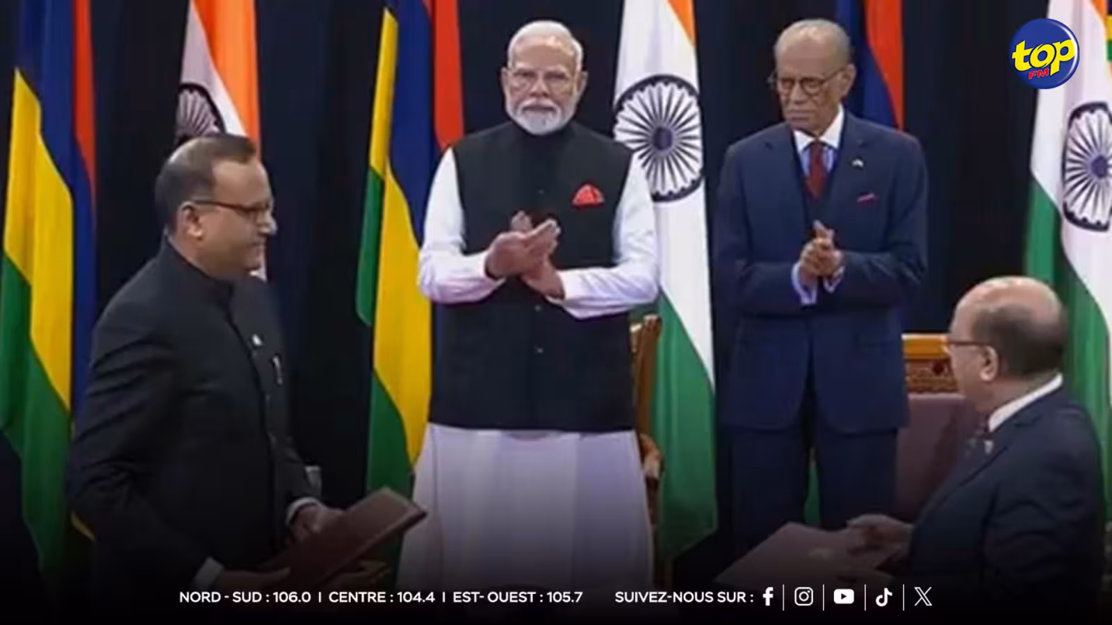 Collaboration Inde-Maurice : 8 accords bilatéraux signés entre les deux pays ce matin