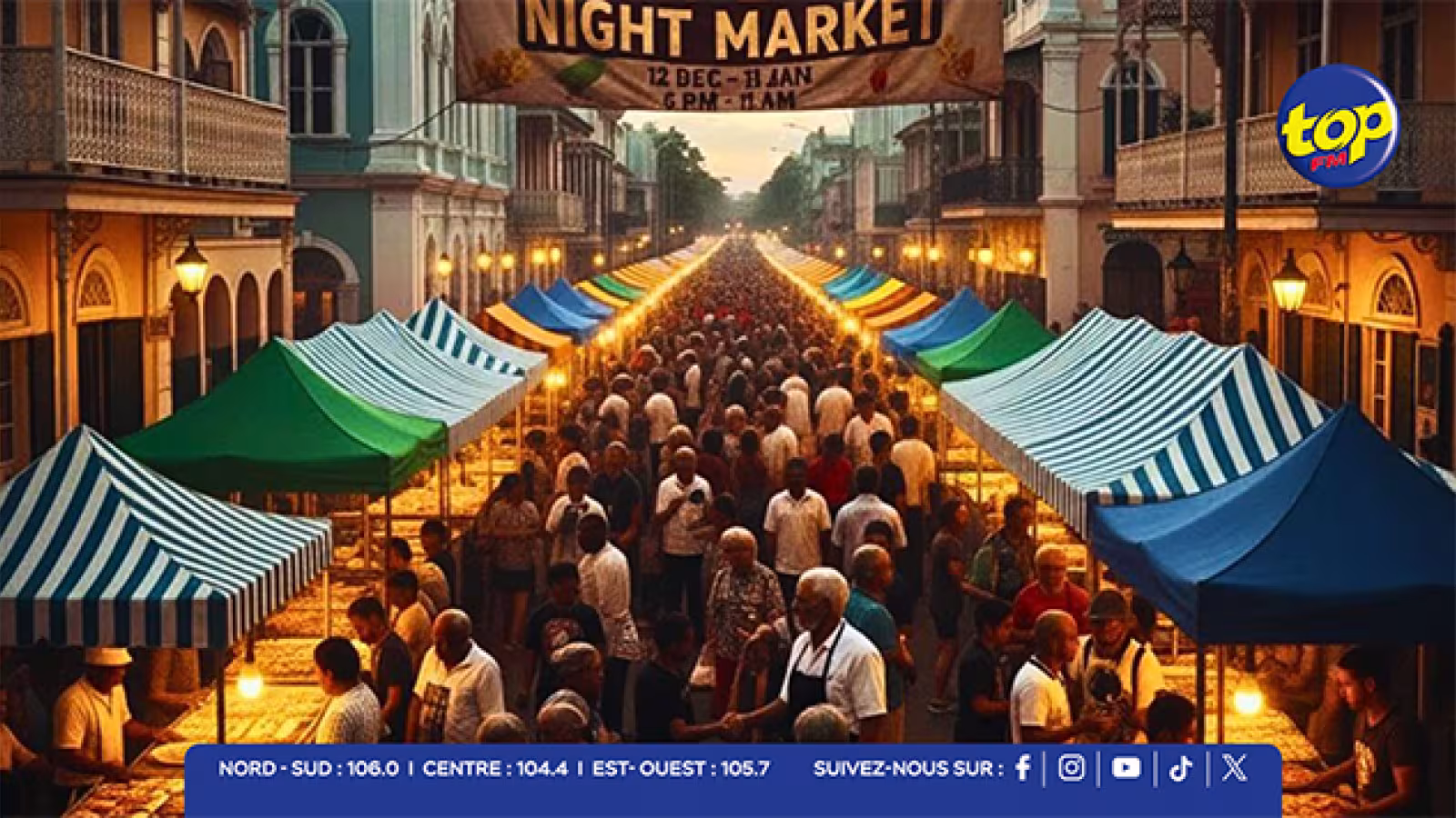 Le Night Market de Port-Louis annulé ce vendredi en raison de l’avis de forte pluie