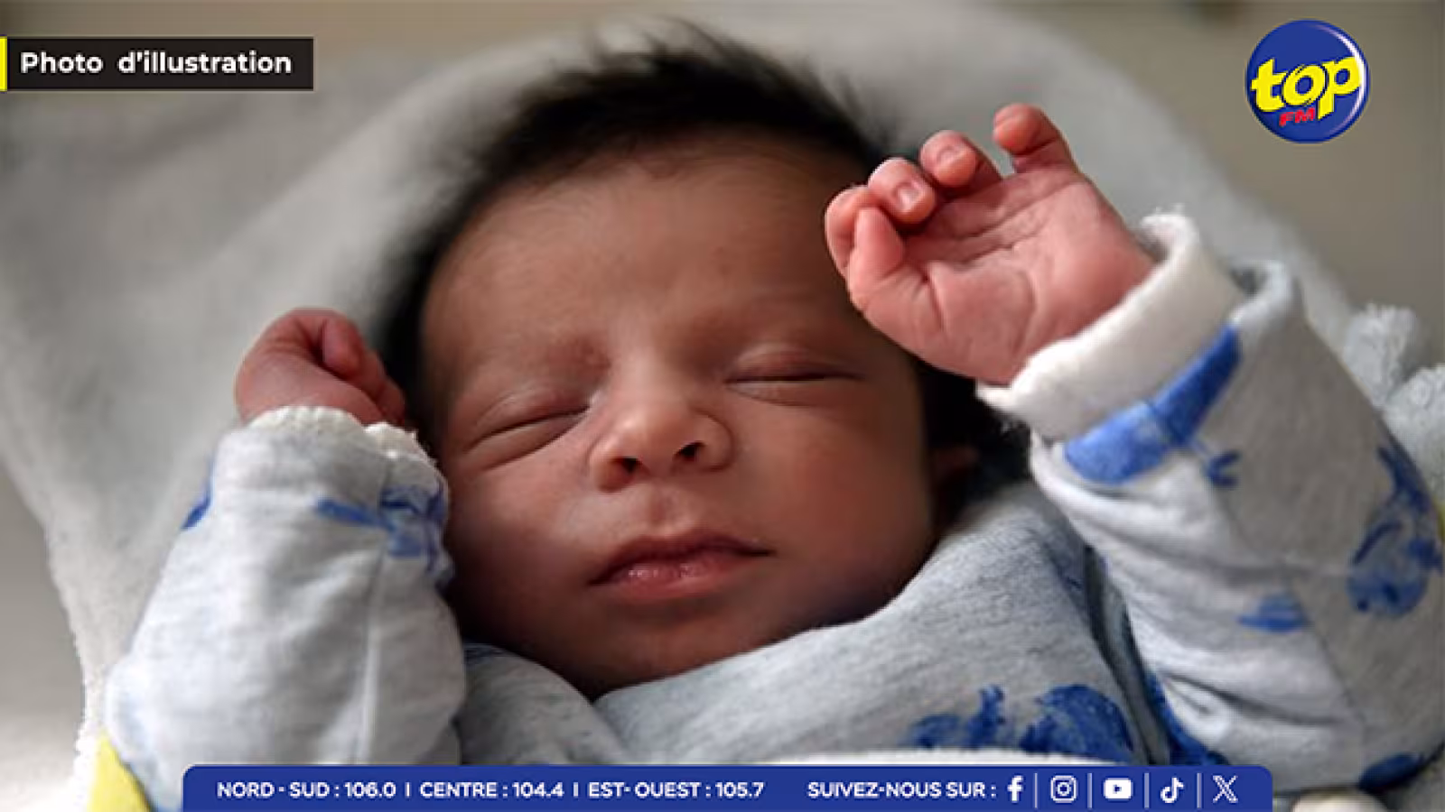 Nouveau-né : Depuis minuit jusqu'à 7 heures ce matin, aucune naissance n'a été enregistrée dans les hôpitaux publics