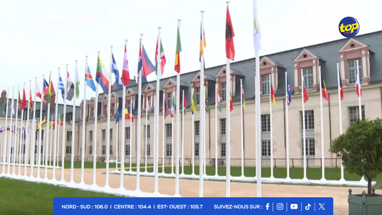 Ouverture du 19e Sommet de la francophonie à Villers-Cotterêts en France