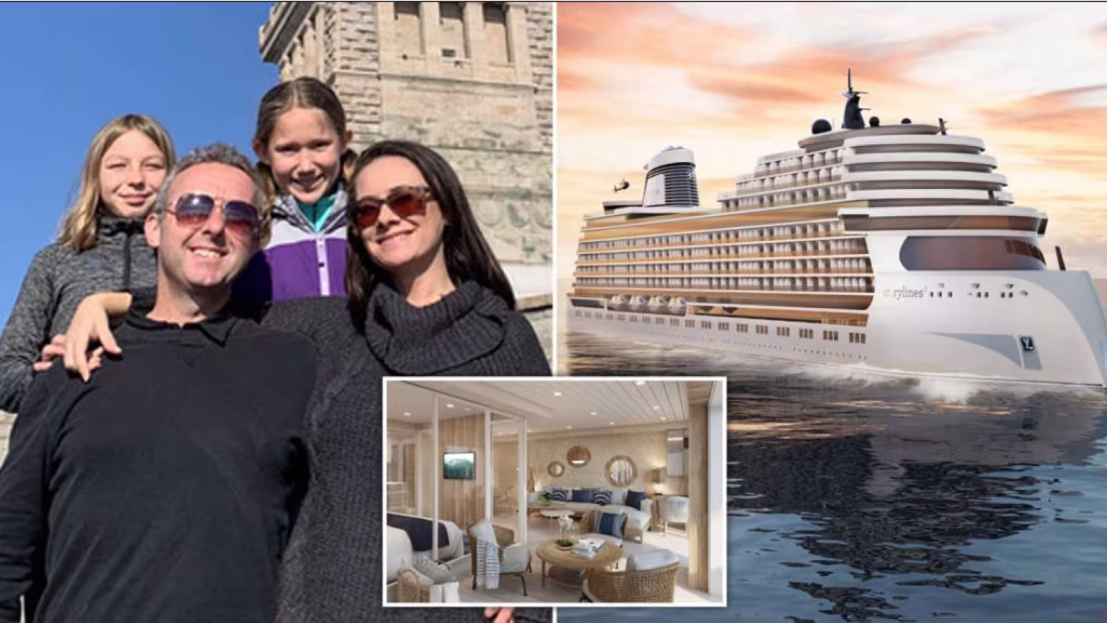 Un couple achète un appartement de Rs 60 millions sur un paquebot pour montrer le monde à leurs filles