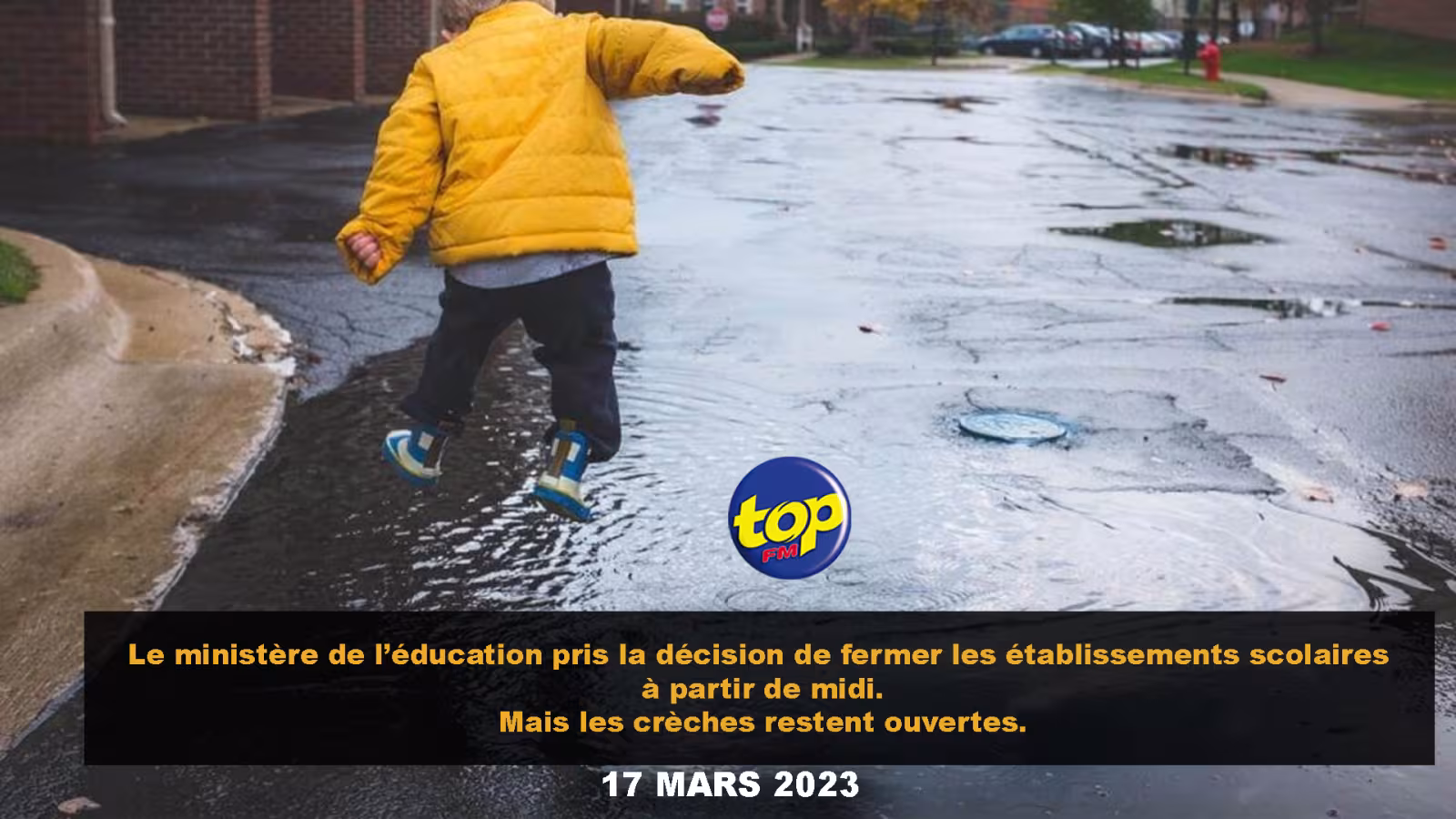 Maurice reste en situation de veille de fortes pluies : les classes se tiendront jusqu’à midi, ce vendredi