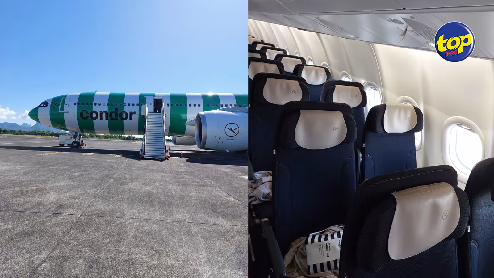 Un avion de la compagnie Condor pris dans une zone de turbulences : ‘l’engin est soumis à une inspection’ dit la directrice de communication de la firme allemande