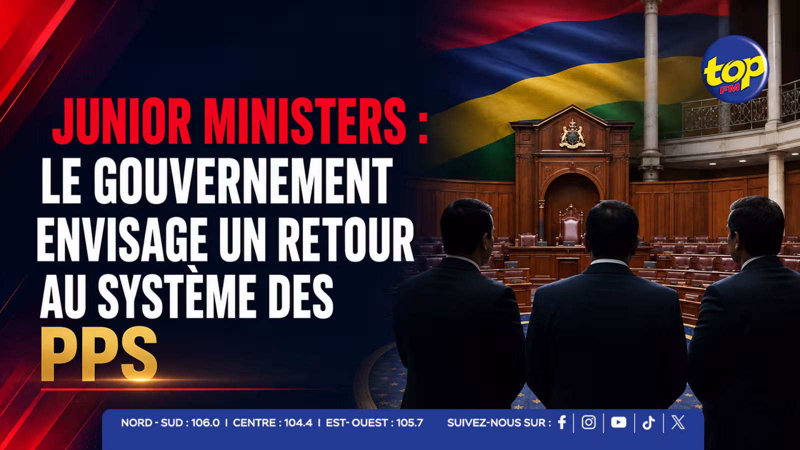 Junior Ministers : le gouvernement envisage un retour au système des PPS 