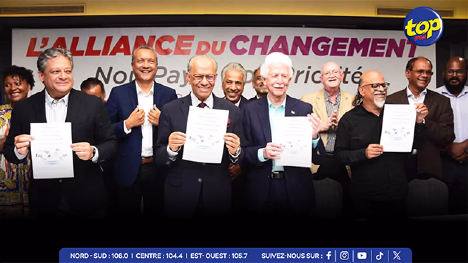 Présentation des candidats de l'Alliance du Changement : 23 députés sortants, 10 femmes et une vingtaine de nouveaux visages parmi les 60 candidats