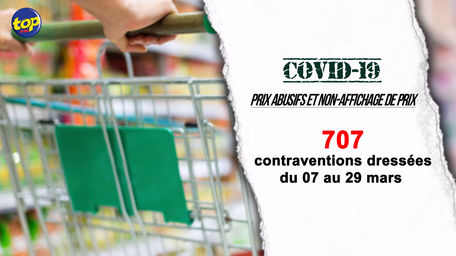 Prix abusifs et non-affichage de prix : 707 contraventions dressées du 7 au 29 mars