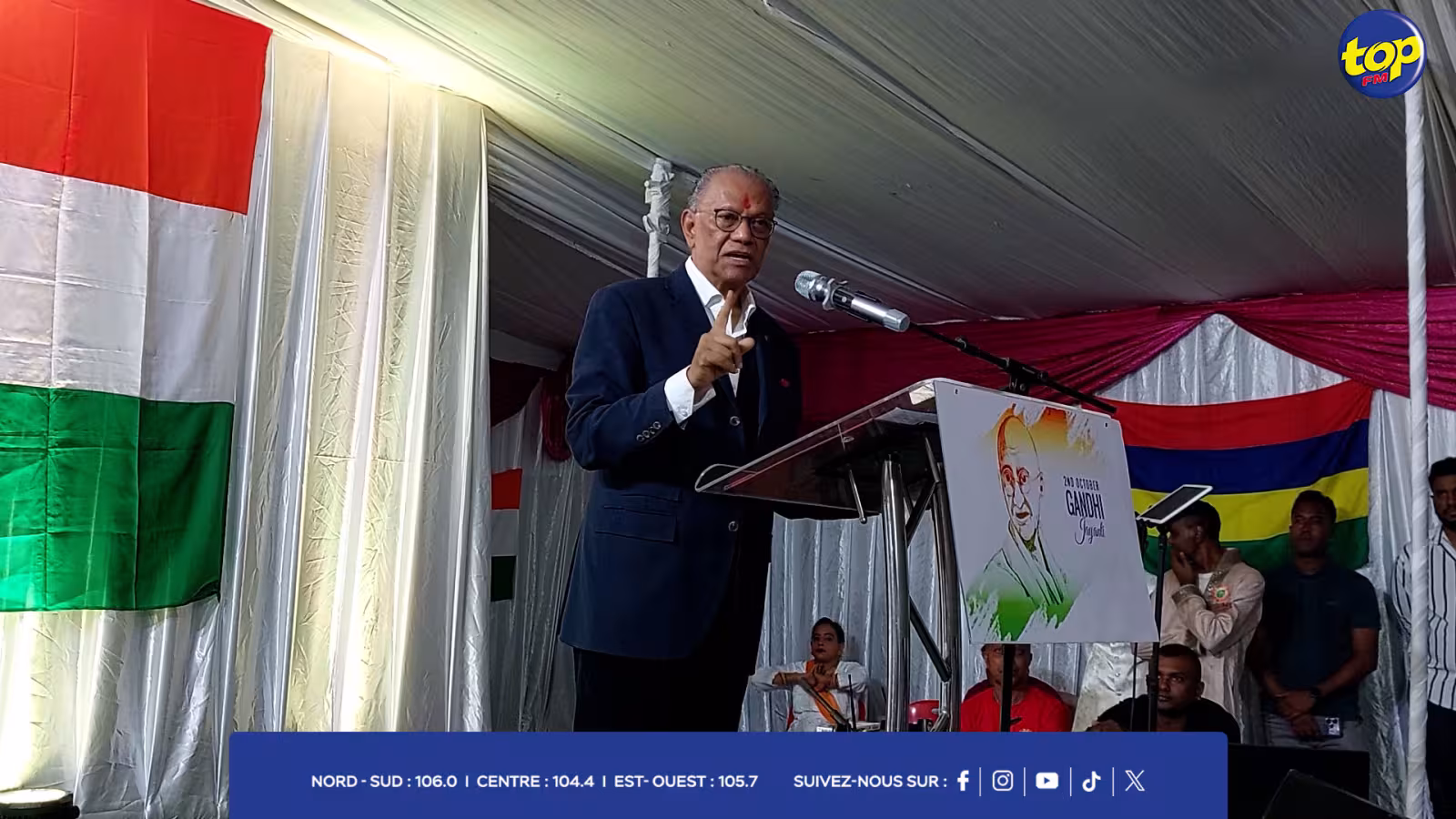 Célébration du Gandhi Jayanti : Le Dr Ramgoolam appelle à l’unité et à une gouvernance éthique