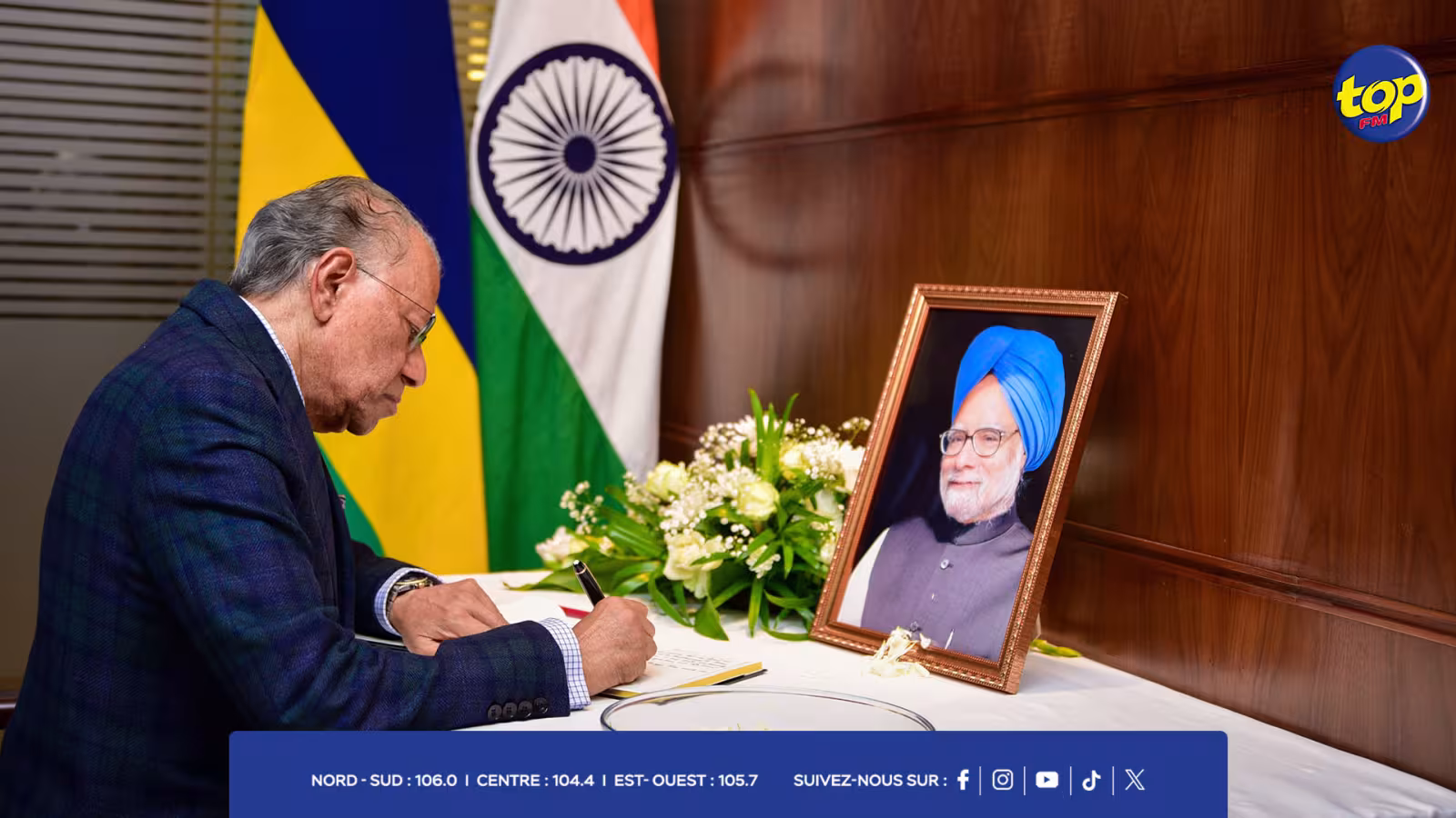 Décès de Dr Manmohan Singh : Navin Ramgoolam rend hommage à l'ex-Premier ministre indien