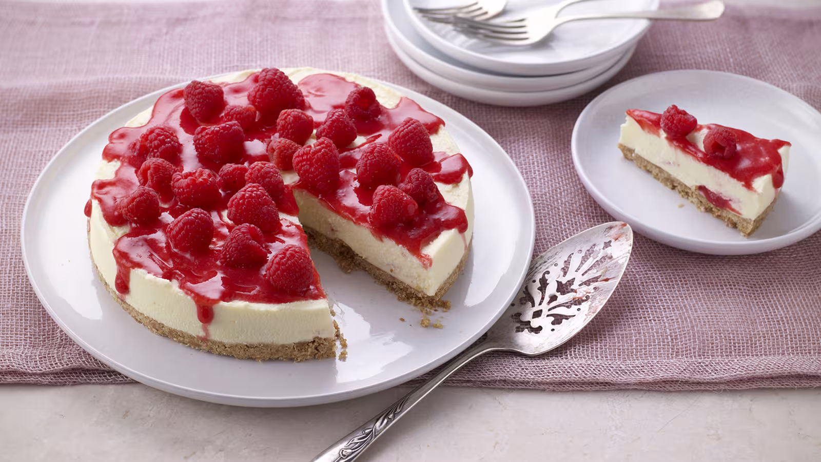 Recette : Cheese Cake framboise