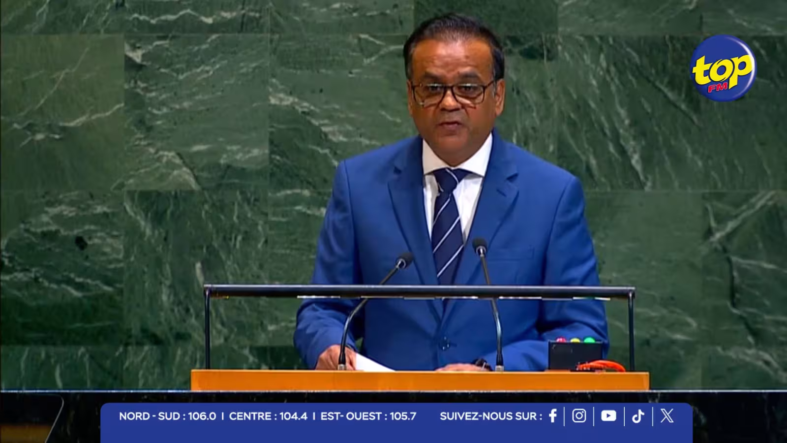 Assemblée générale de l’ONU : Ritesh Ramful appelle à l’action climatique et salue la victoire sur les Chagos
