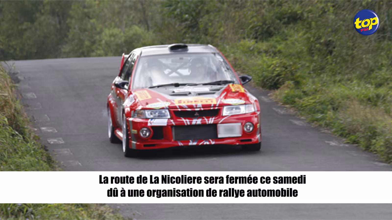 La route de La Nicoliere sera fermée ce samedi dû à une organisation de rallye automobile