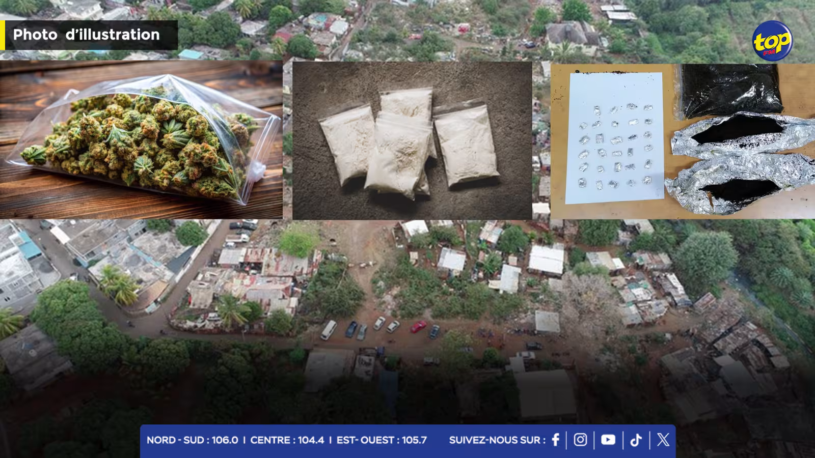 À Karo-Kalyptis : Plus de 500 grammes de drogues saisies lors d’une opération antidrogue