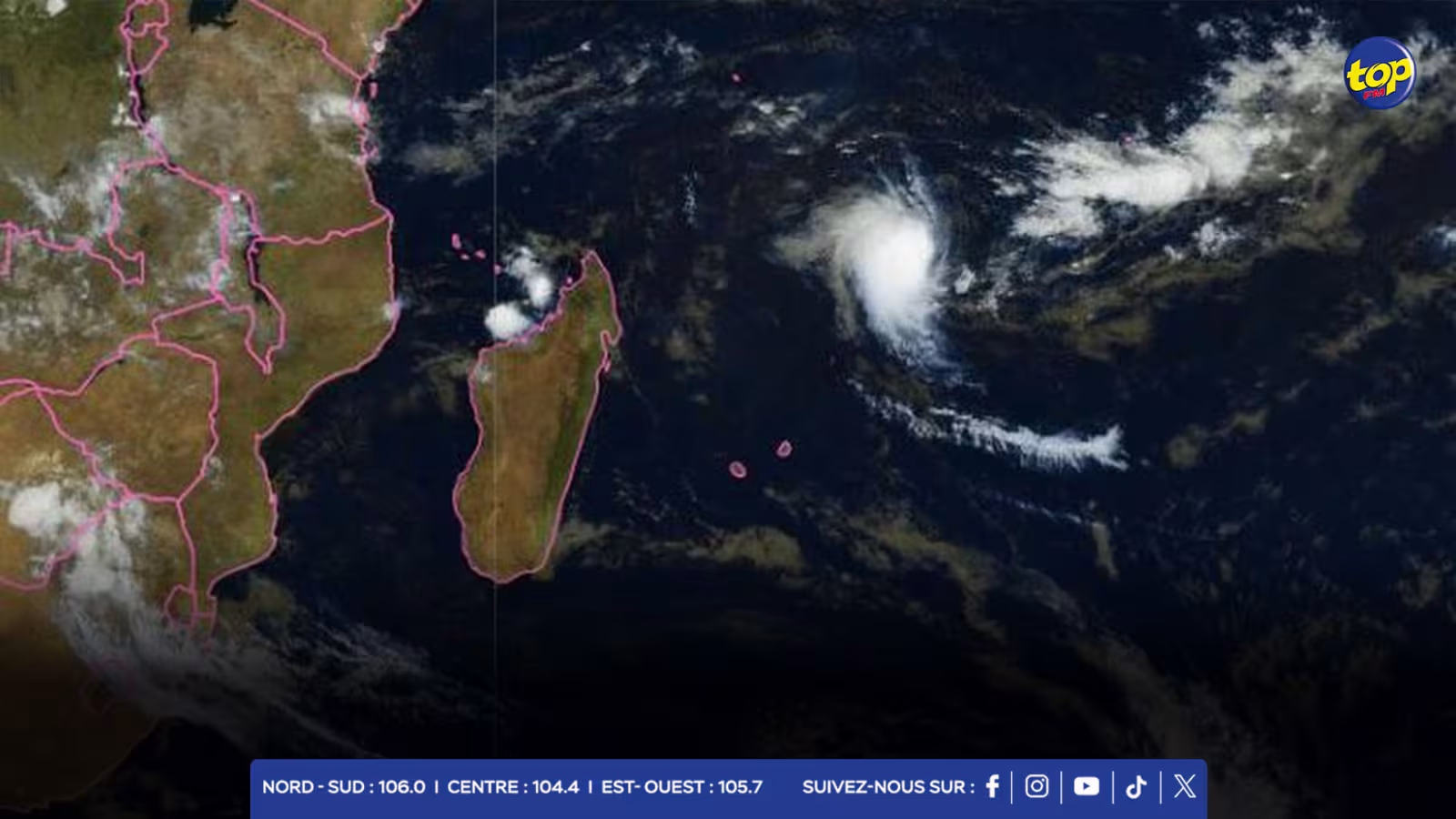 Le cyclone Chido s’approche d’Agalega : le temps s’est détérioré dans l’île 