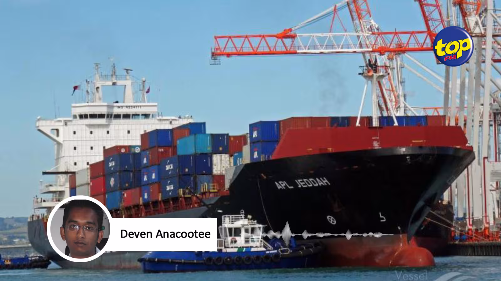 Au large de Pointe-aux-Sables : Un incendie s’est déclaré sur le MV APL Jeddah…