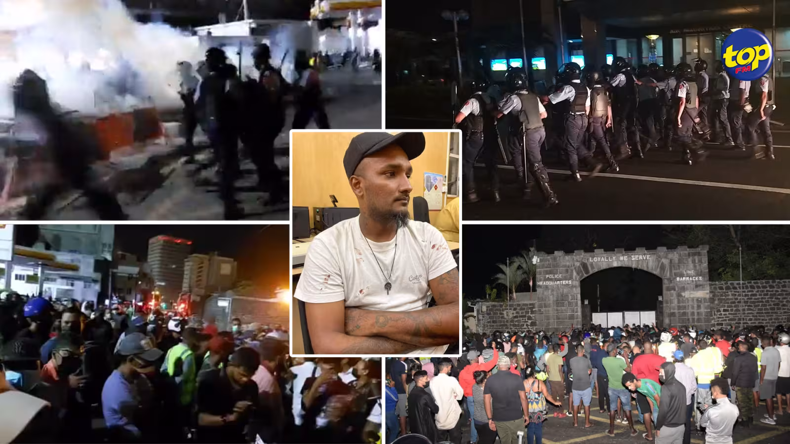 Arrestation de ‘Darren l’activiste’ : affrontements entre la police et la foule hier devant les Casernes centrales !