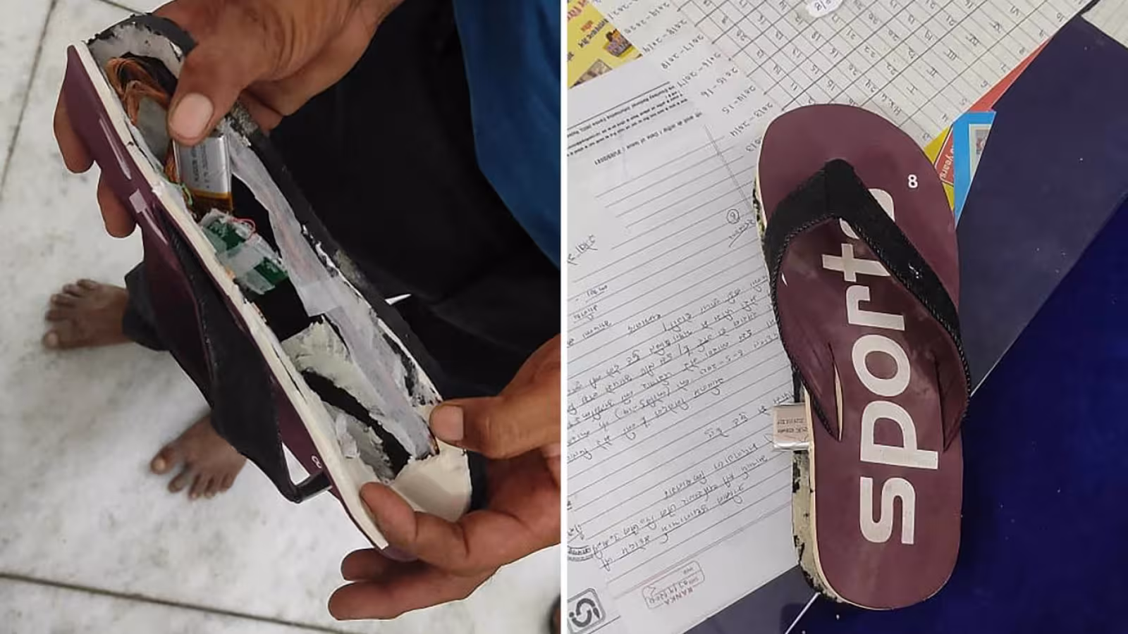 Des étudiants surpris en train de tricher avec … des tongs (savates) connectées