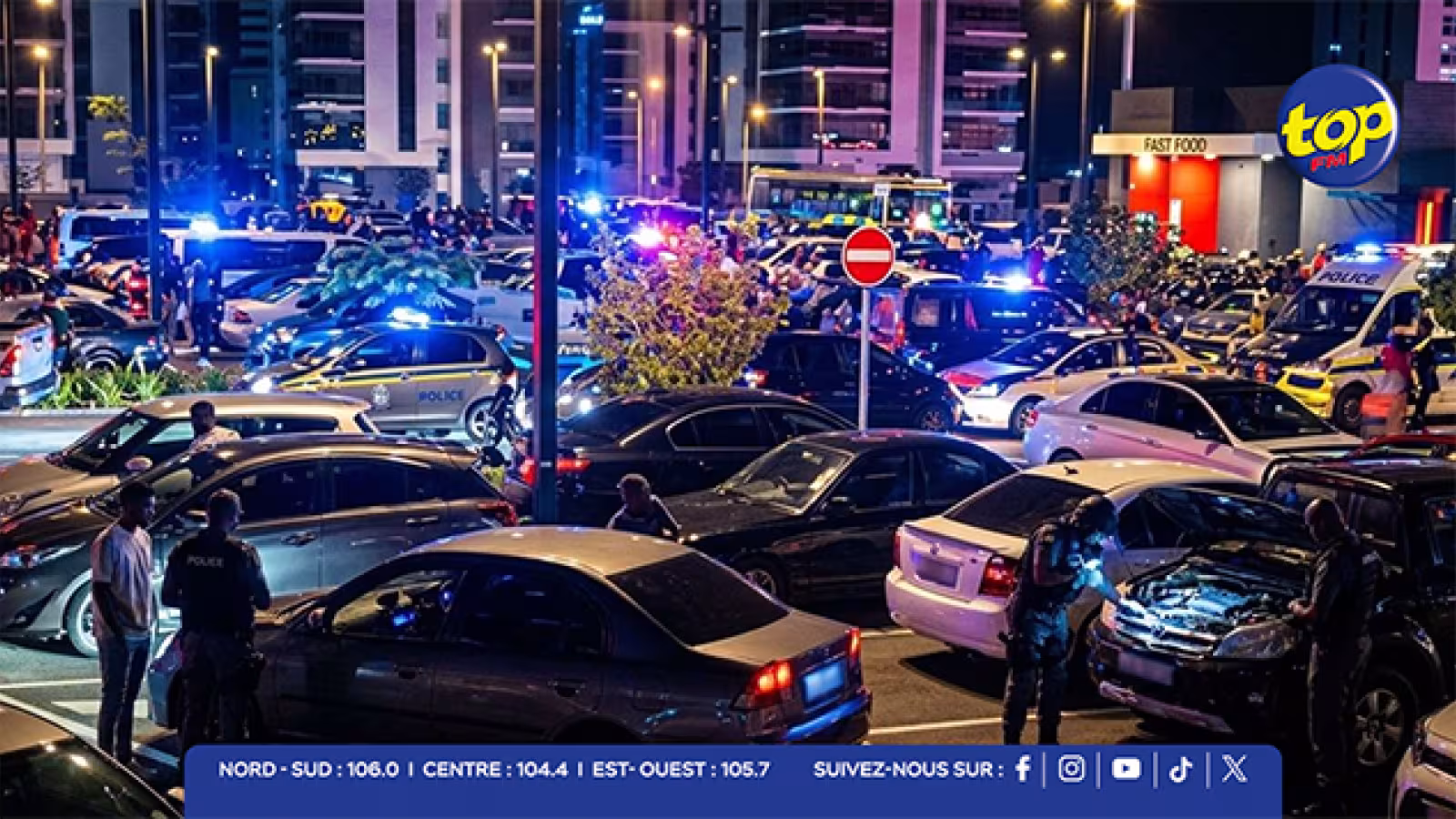 Opération « Crackdown » à Tribeca Mall : 46 véhicules contrôlés, 9 contraventions dressées, un conducteur positif à la drogue interpellé