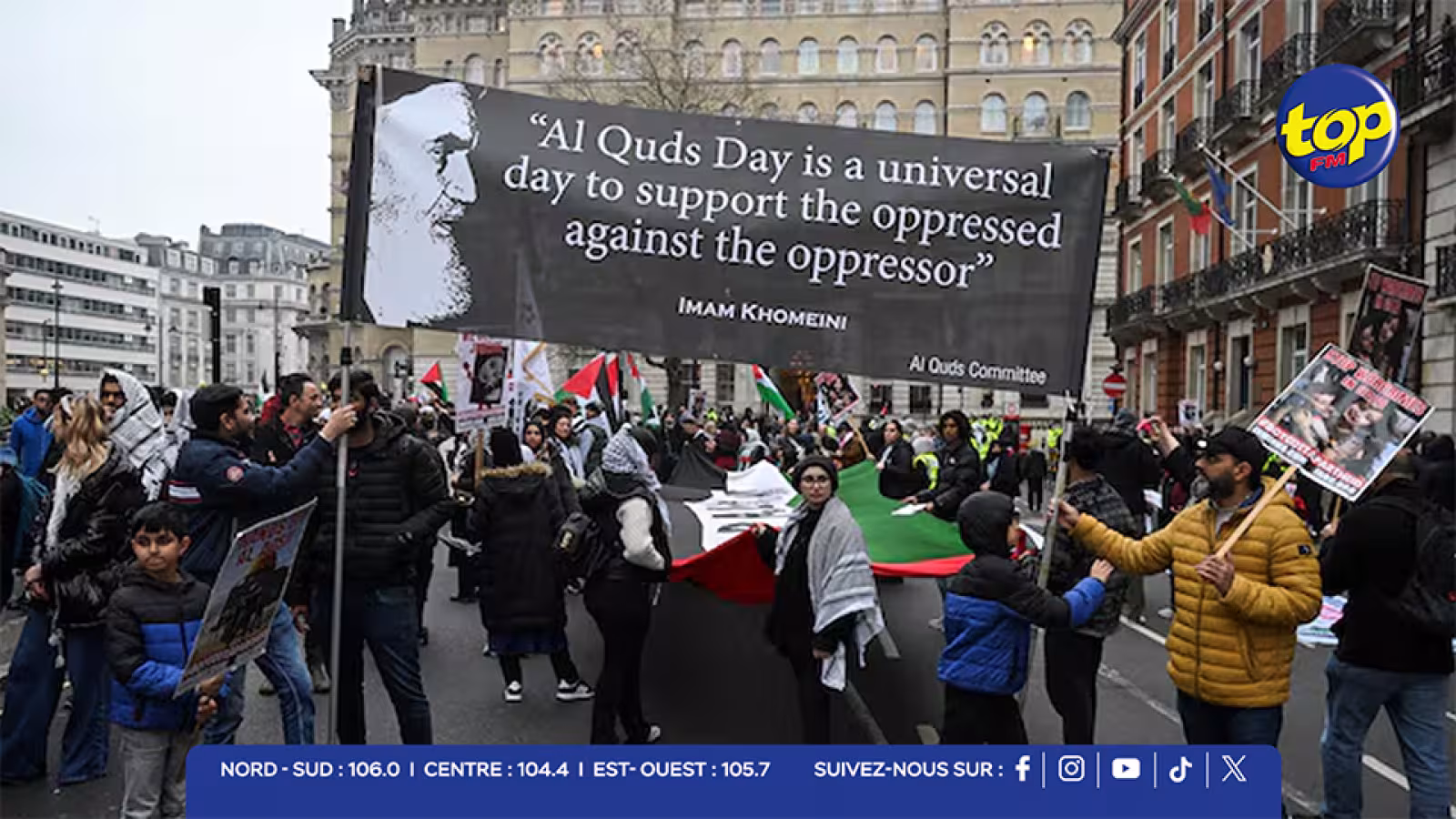 Tensions au Royaume-Uni : la police bloque la marche d’Al-Quds Day à Londres par crainte de troubles
