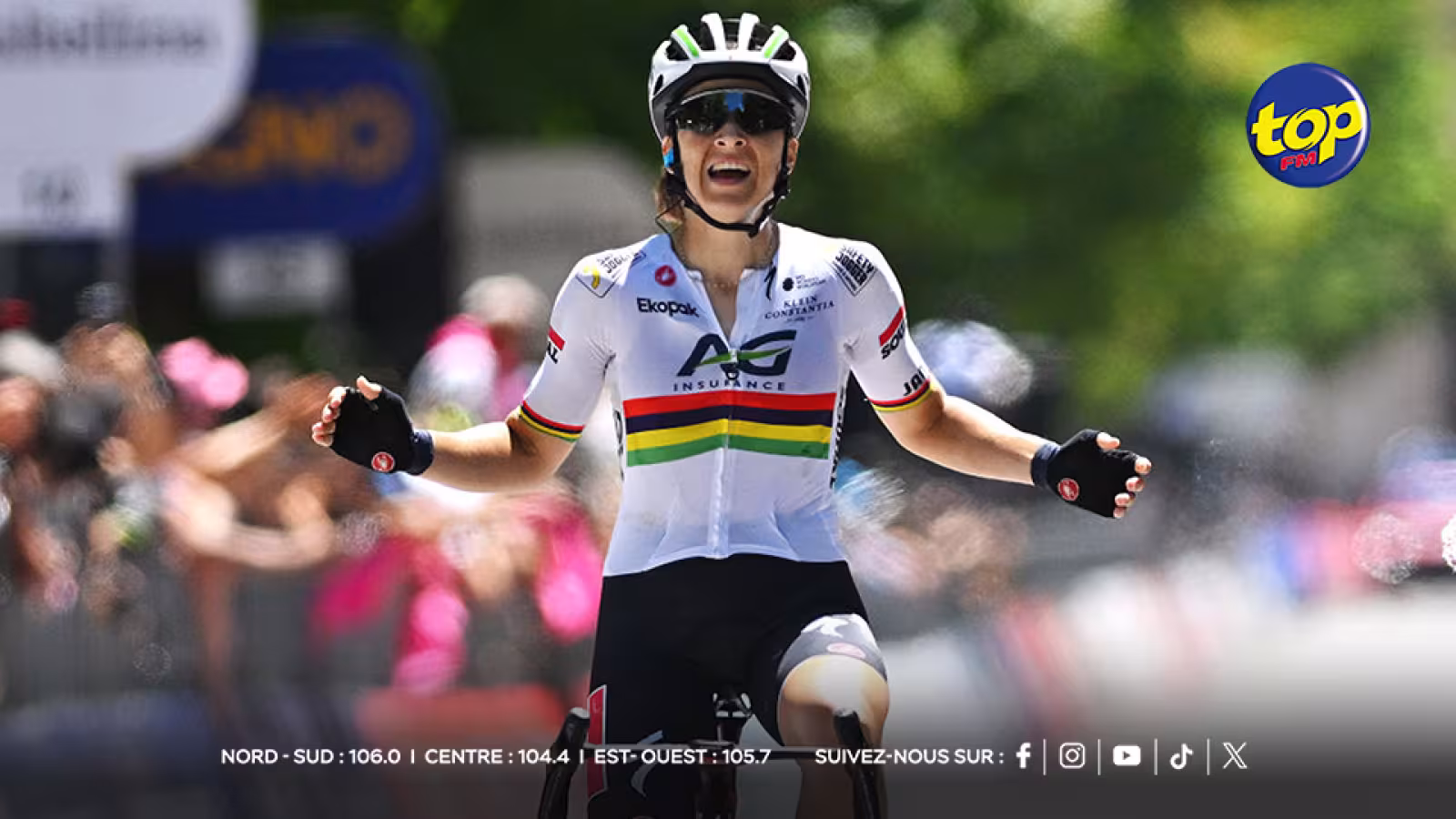 Cyclisme : La Mauricienne Kimberley Le Court Pienaar entre dans la légende en s'imposant à Liège-Bastogne-Liège