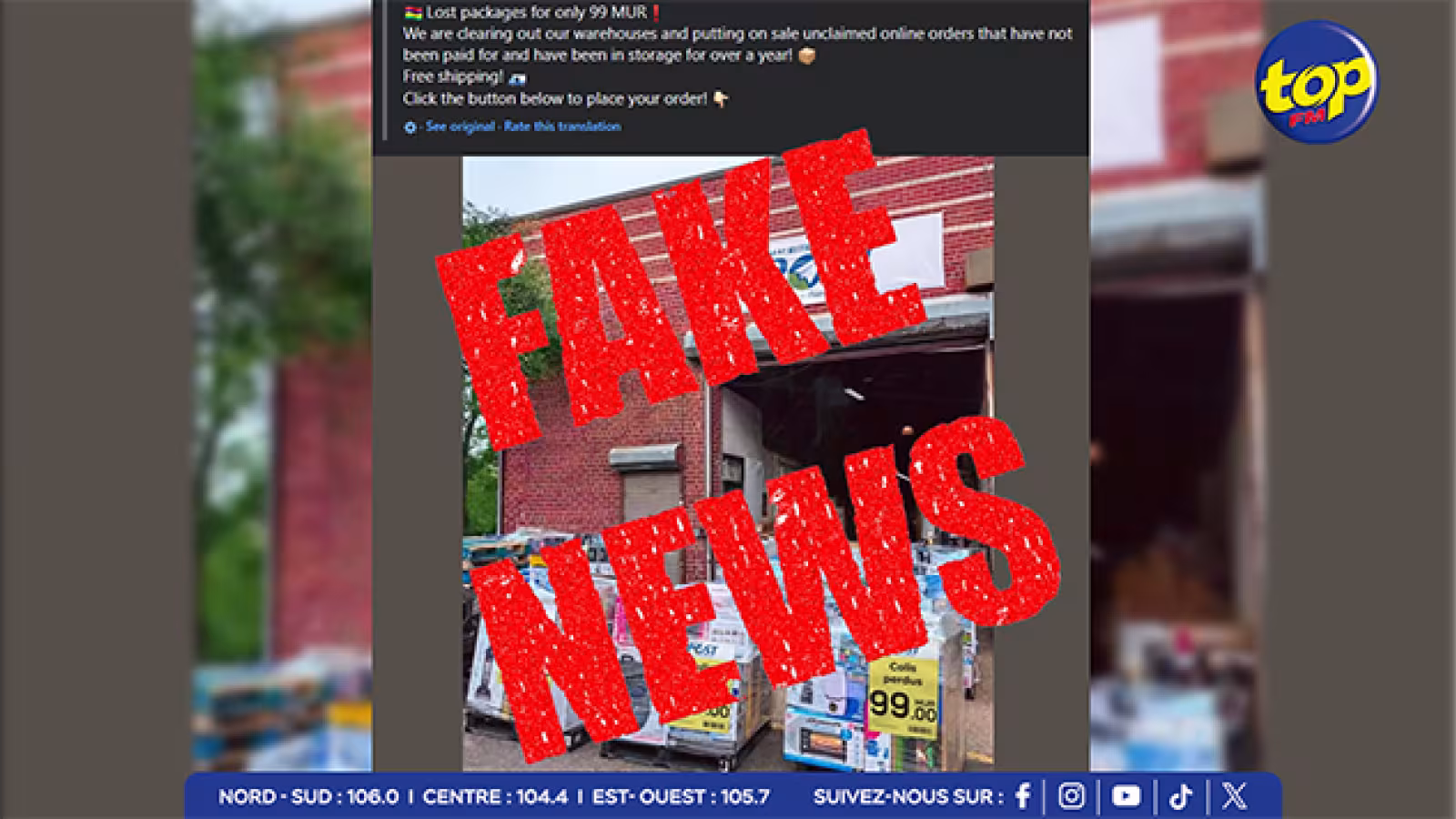 Fake News : La Mauritius Post dément la vente de produits à Rs 99 et avise le public de faire preuve de vigilance