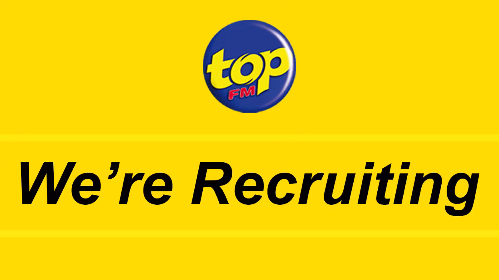 We’re Recruiting
