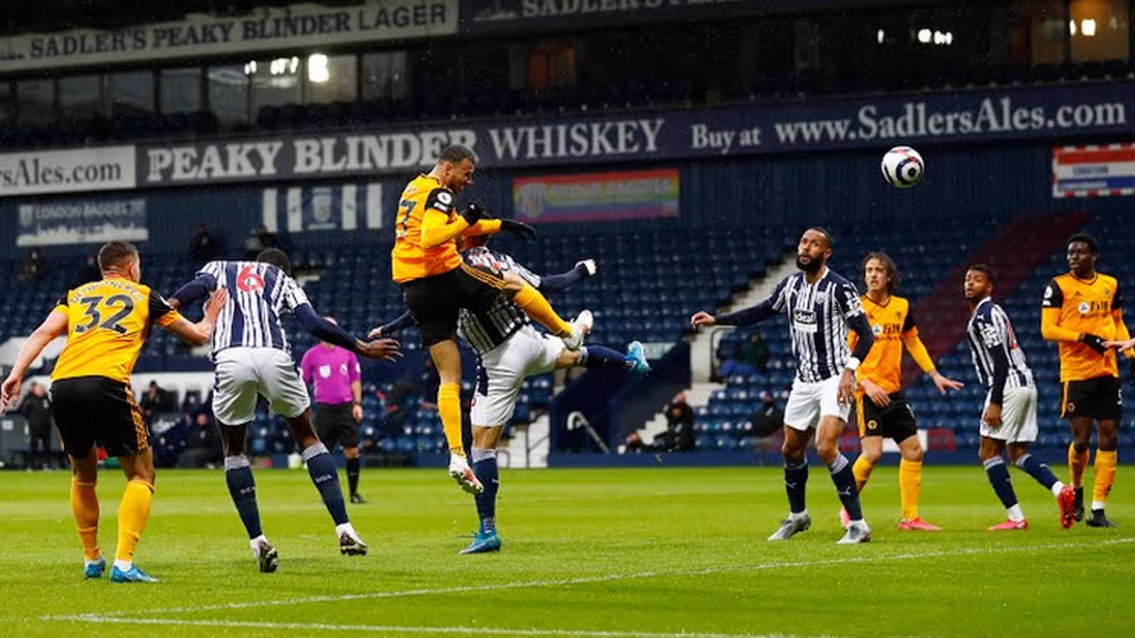 Premier League : West Bromwich et Wolverhampton se neutralisent