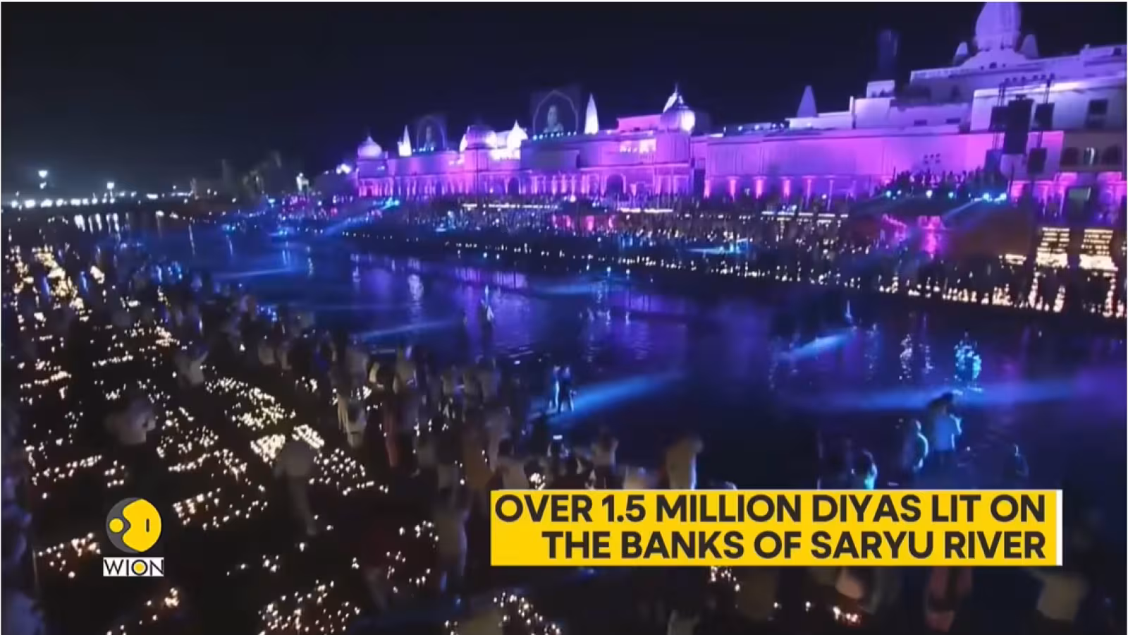 Diwali : Ayodhya allume des millions de lampes en argile et réalise un record