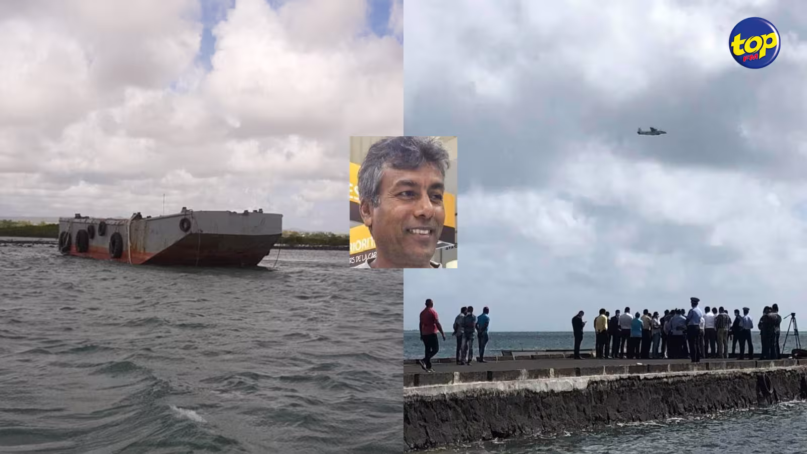 Naufrage du Tug Sir Gaëtan au large de Poudre D’or: après 12 jours les recherches continuent pour retrouver le capitaine Bheenick