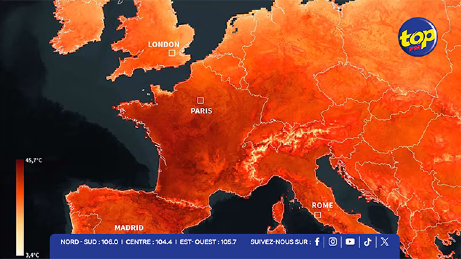 Canicule en Europe: hôpitaux sous pression, populations appelées à la prudence