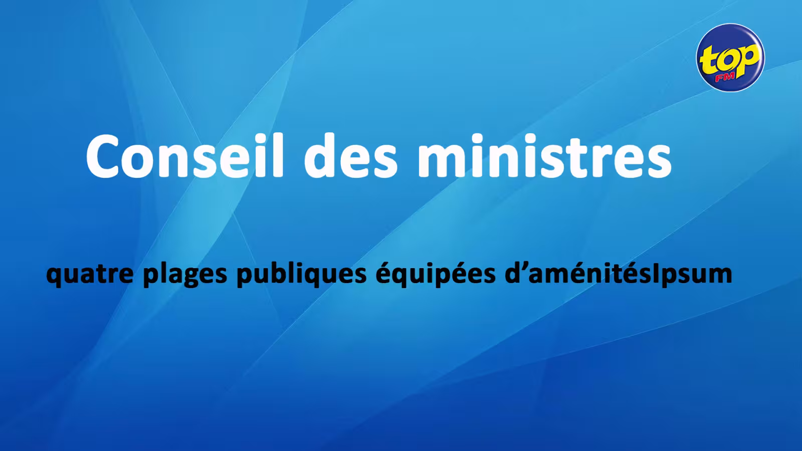 Beach Management Plans : quatre plages publiques équipées d’aménités