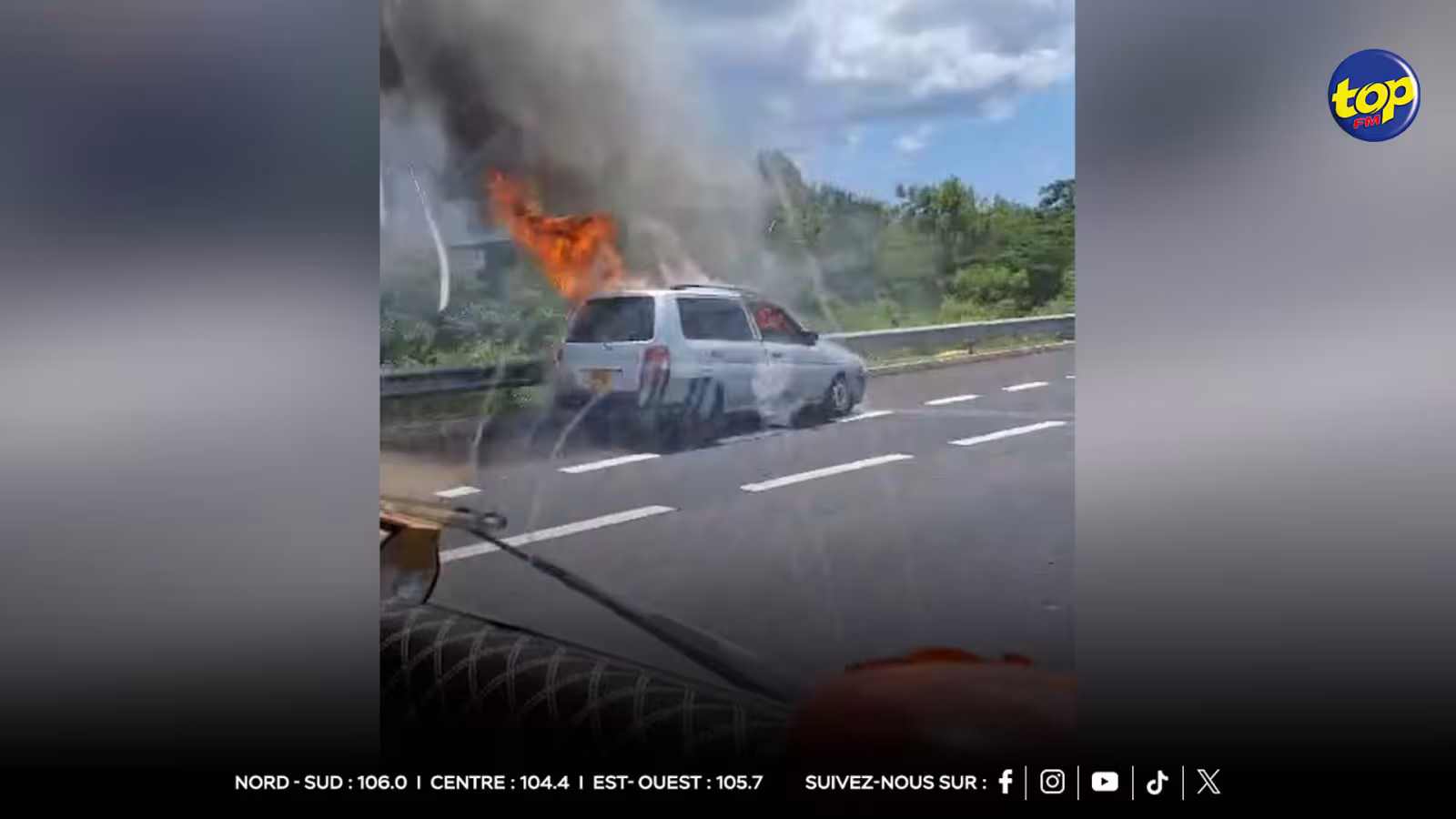 Sorèze : une voiture en feu en début d’après-midi