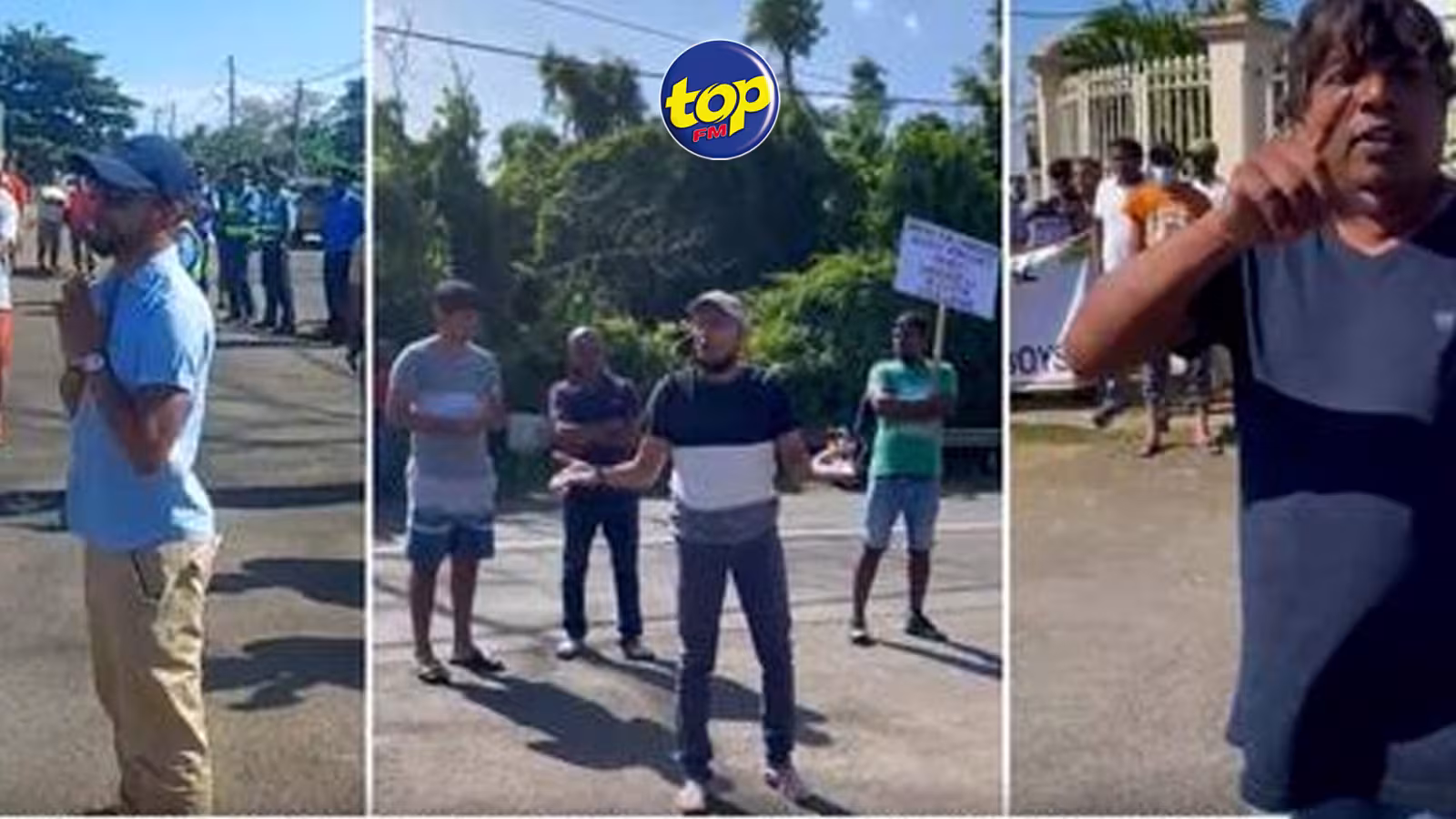 À Petit Raffray hier : La mobilisation s’amplifie contre un projet de logements sociaux dans la région