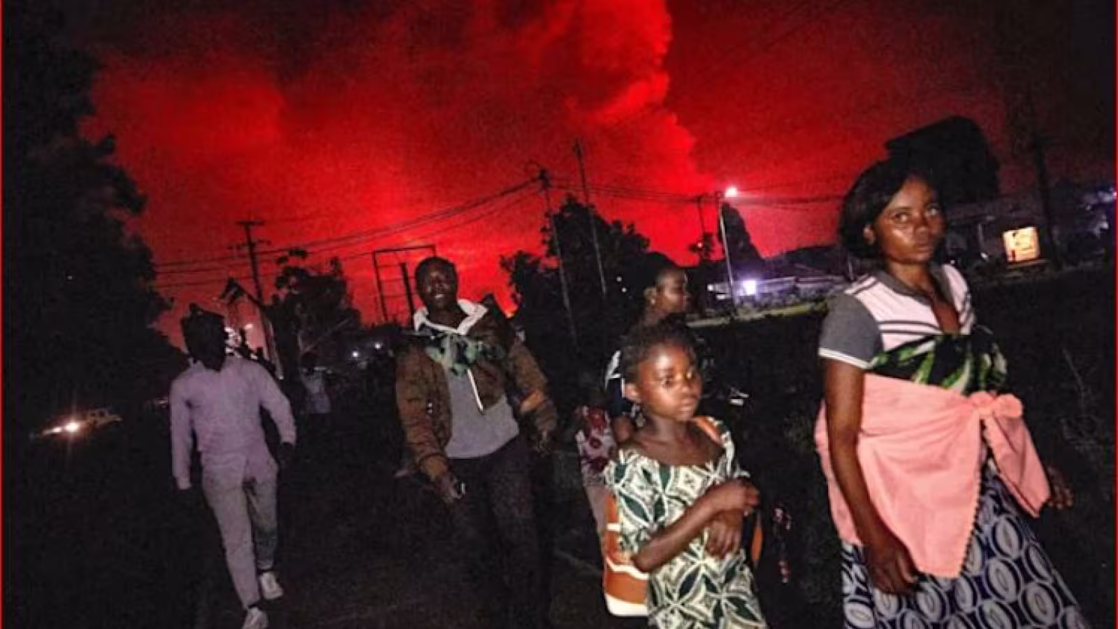 Congo : Panique de la population après l’éruption d’un volcan à Goma