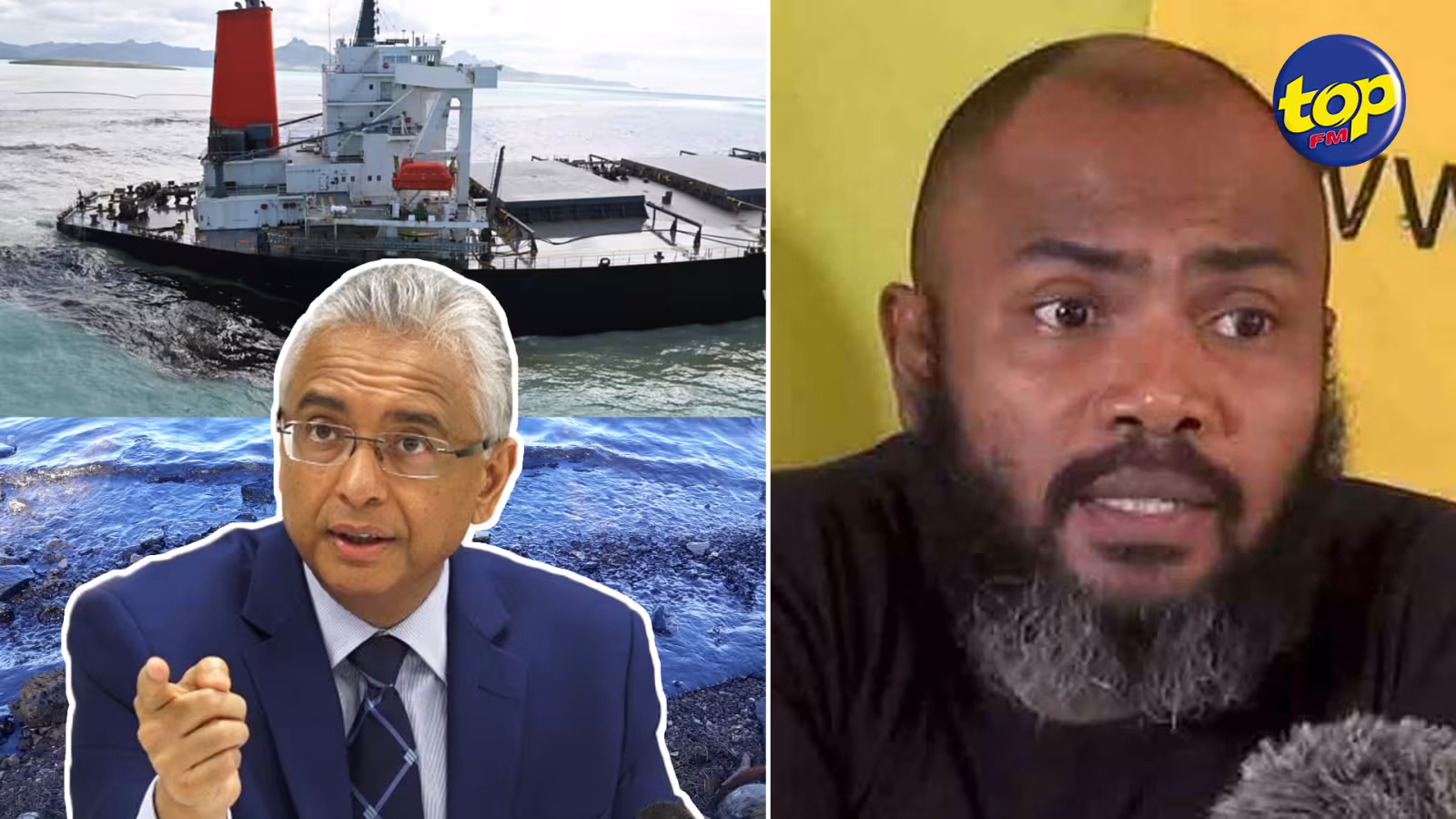 Marée noire dans le Sud-Est : ‘ce pays n’appartient pas à Pravind Jugnauth, laissez-nous aider’, lance Rezistans ek Alternativ