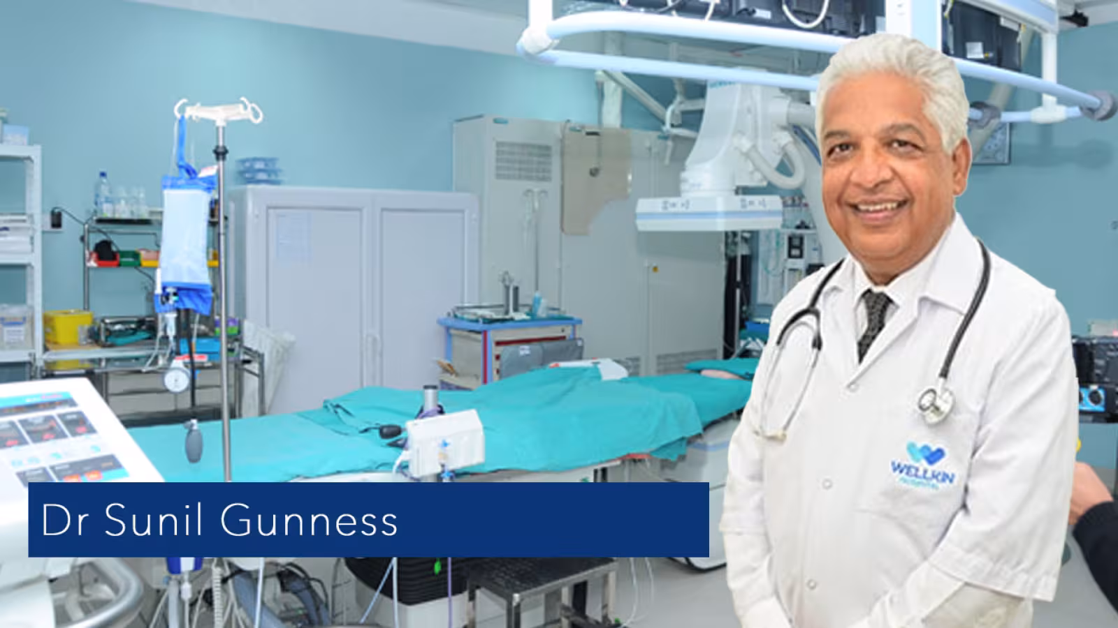 Le Dr Sunil Gunness, directeur du Cardiac Centre