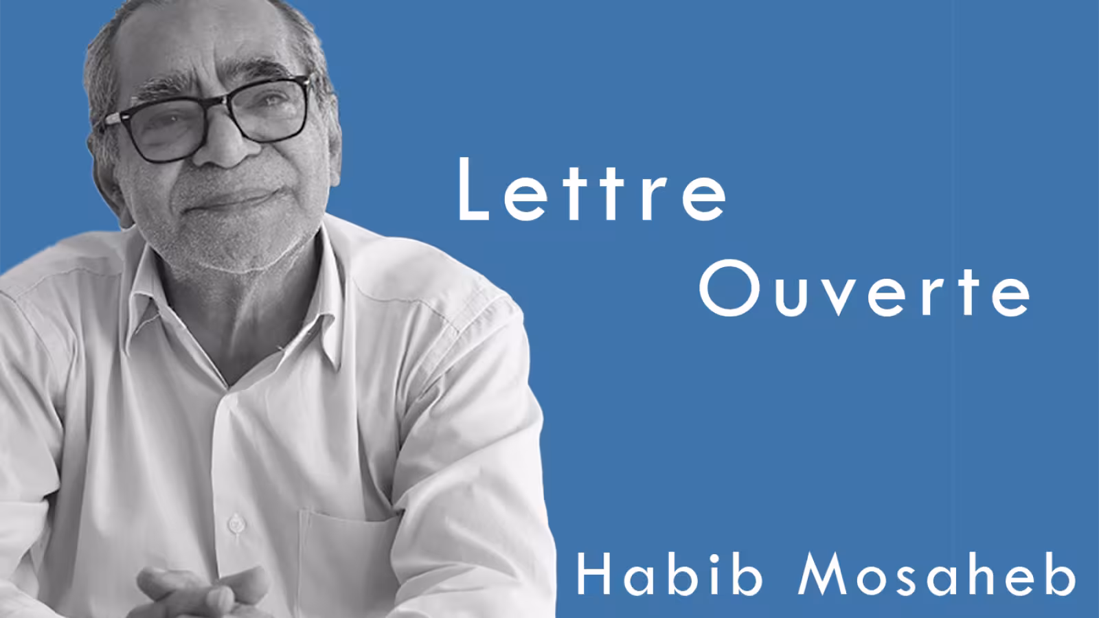 LETTRE AU PREMIER MINISTRE