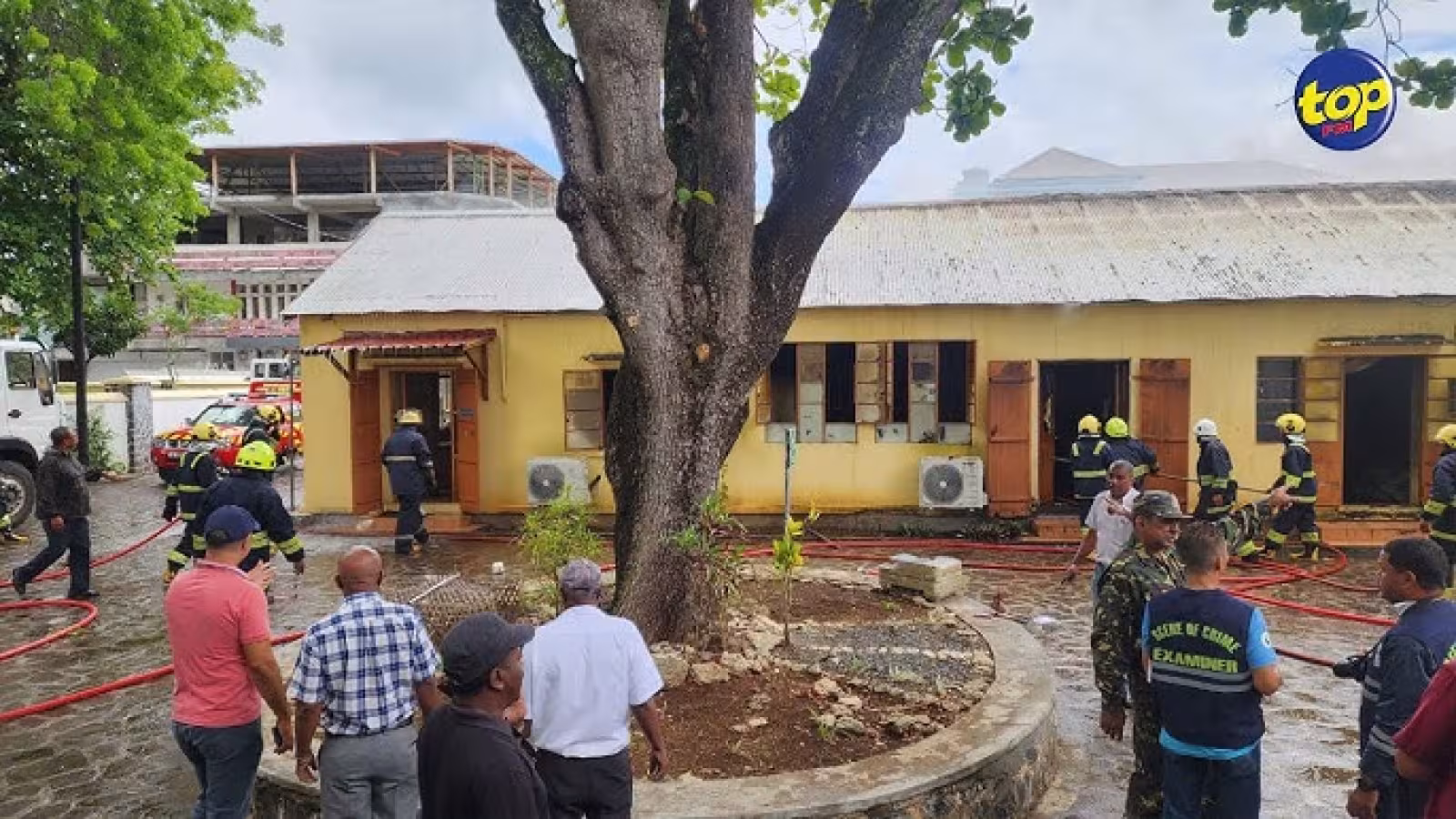 Incendie dans le bâtiment hébergeant le bureau de la Commission électorale à Rodrigues : un court-circuit serait à l'origine du feu