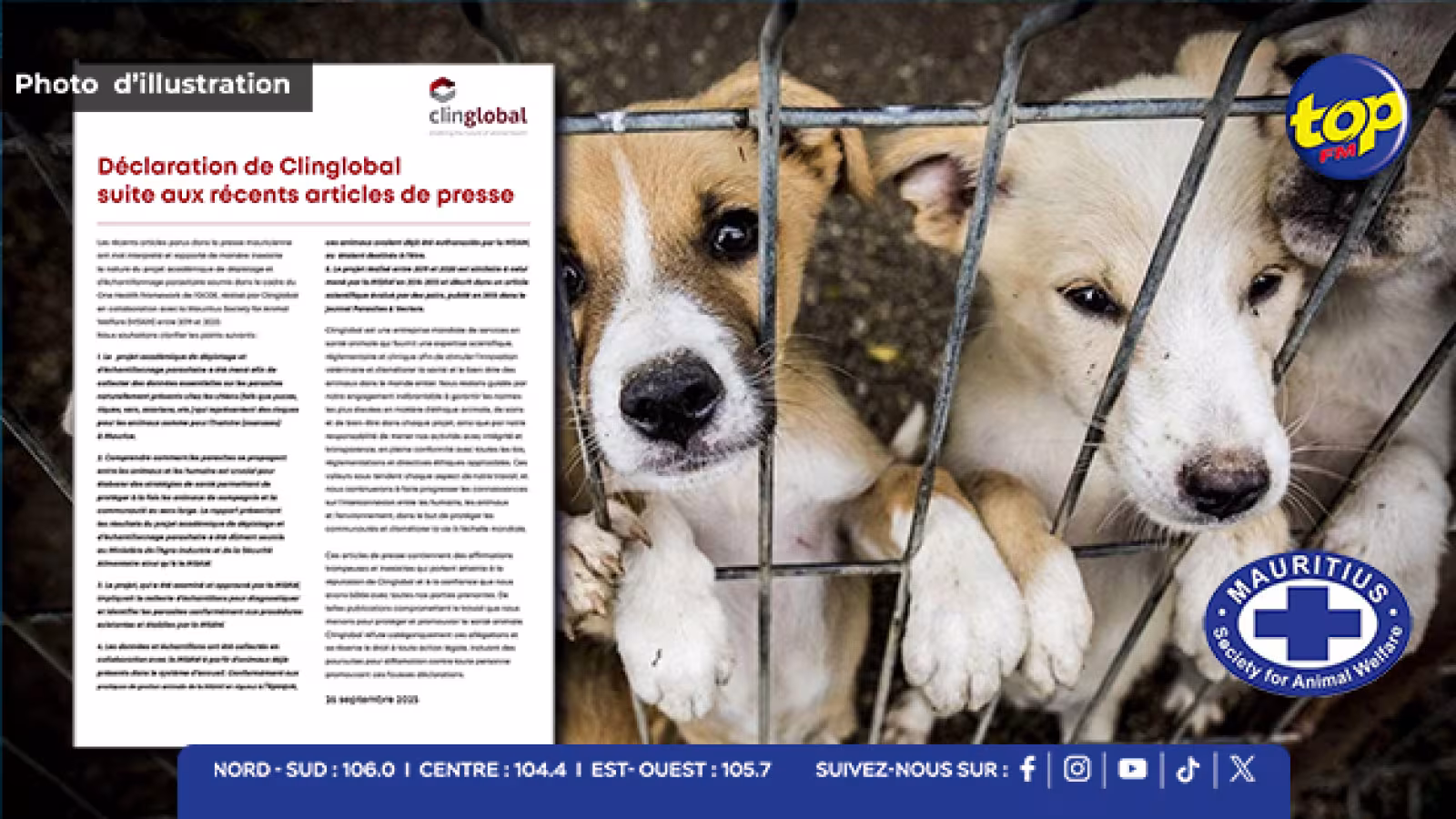 Projet Clinglobal : la MSAW saisit la FCC sur un accord controversé conclu entre 2019 et 2020, lié à des expérimentations animales