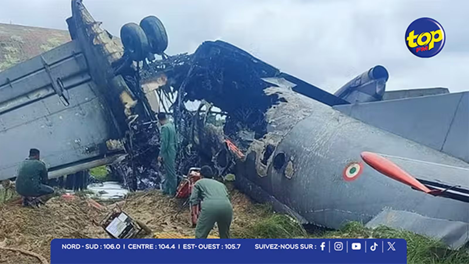 Inde : crash d'un avion AN-32 de l'armée de l'air à Jorhat : cinq militaires tués