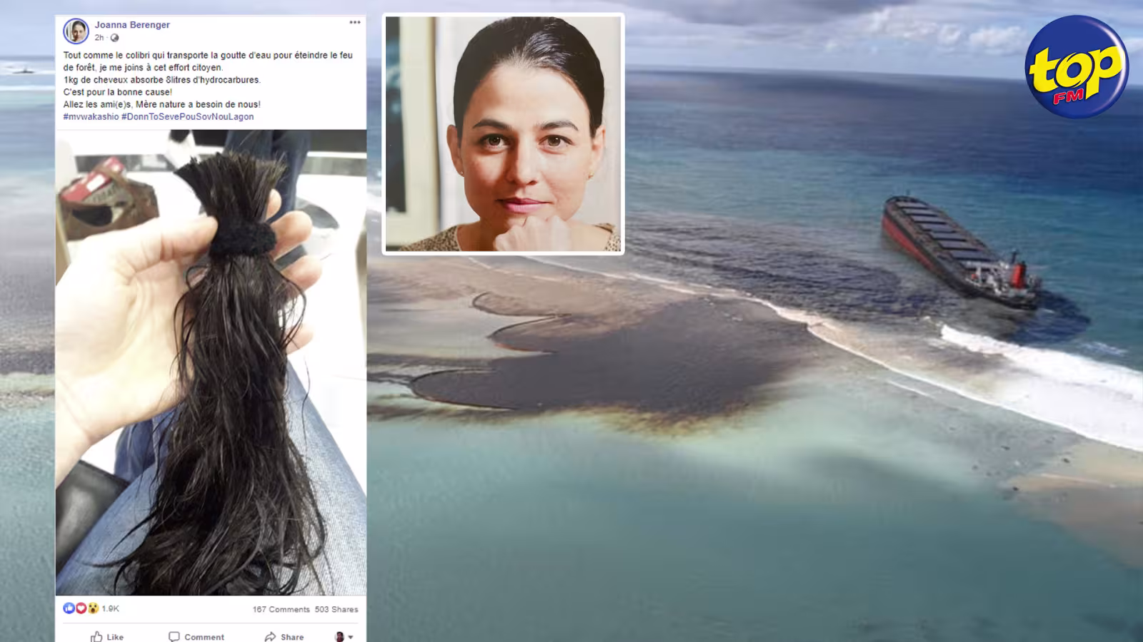 Les cheveux constitue un élément absorbant  : Joanna Bérenger encourage les Mauriciens à faire don de leur cheveux