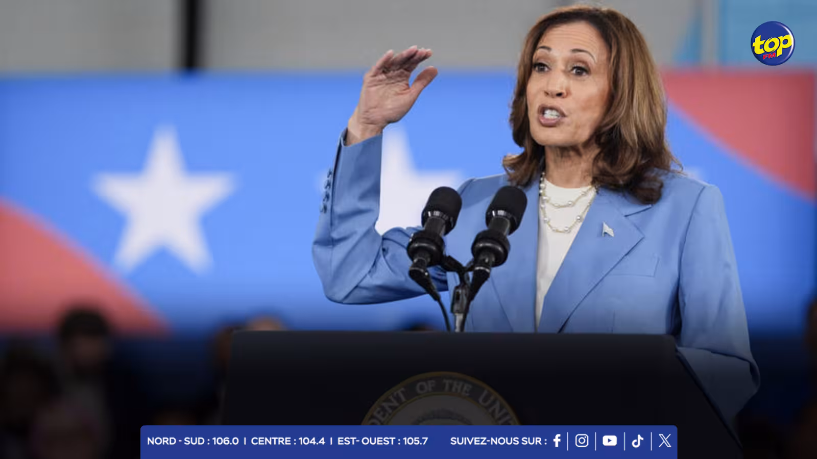 Présidentielle aux États-Unis: Kamala Harris rattrape Donald Trump avant la convention démocrate