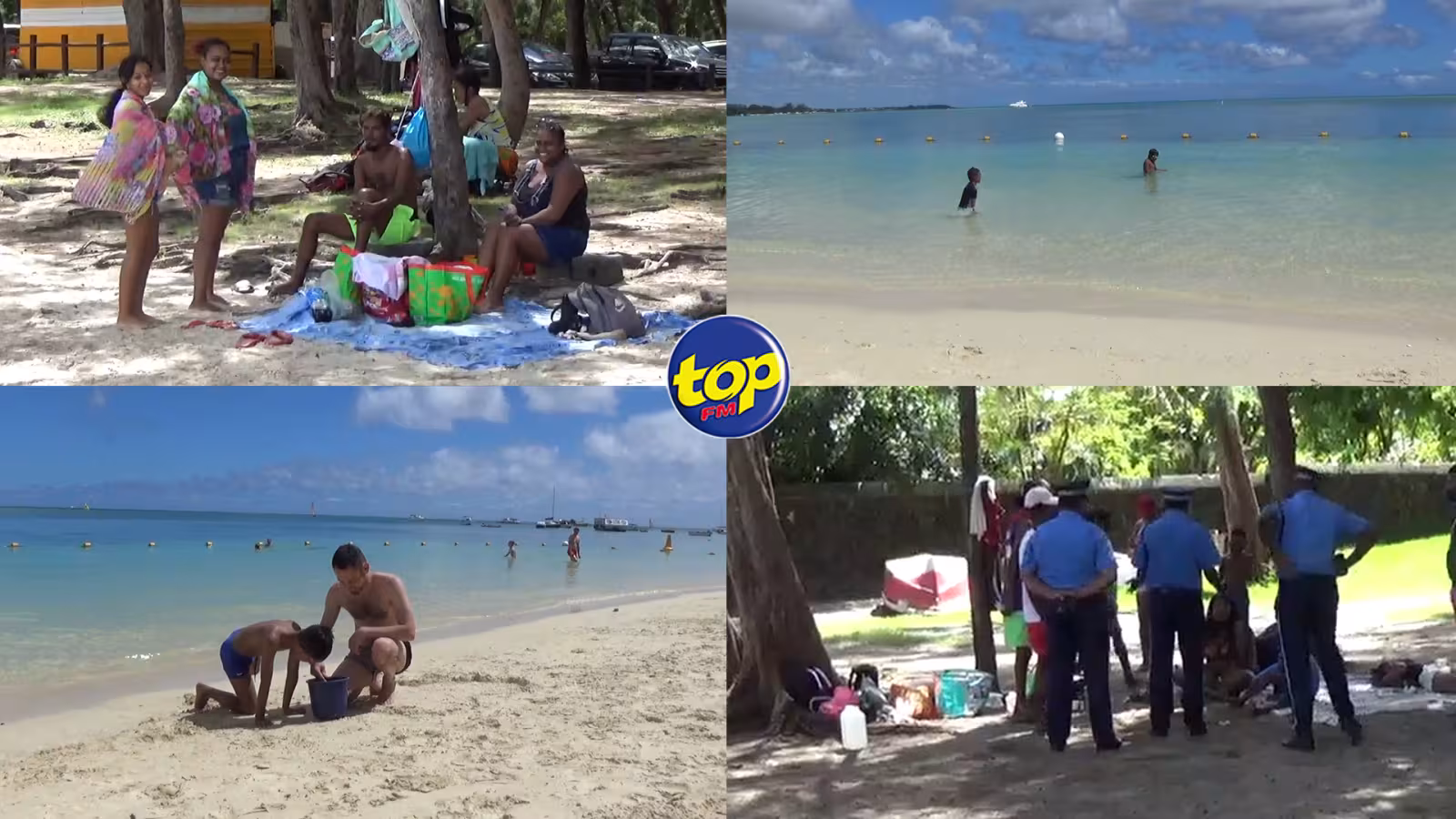 Lundi Pâques : la plage de Mont-Choisy très prisée par des familles qui profitent du beau temps