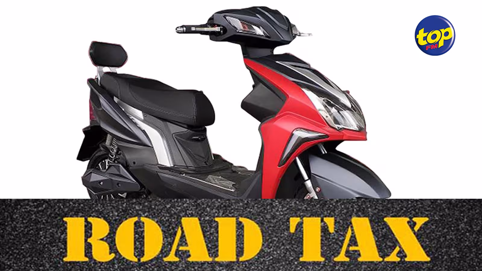 Afin d’encourager l’utilisation des motocyclettes électriques : La Road Tax réduite de 50 %