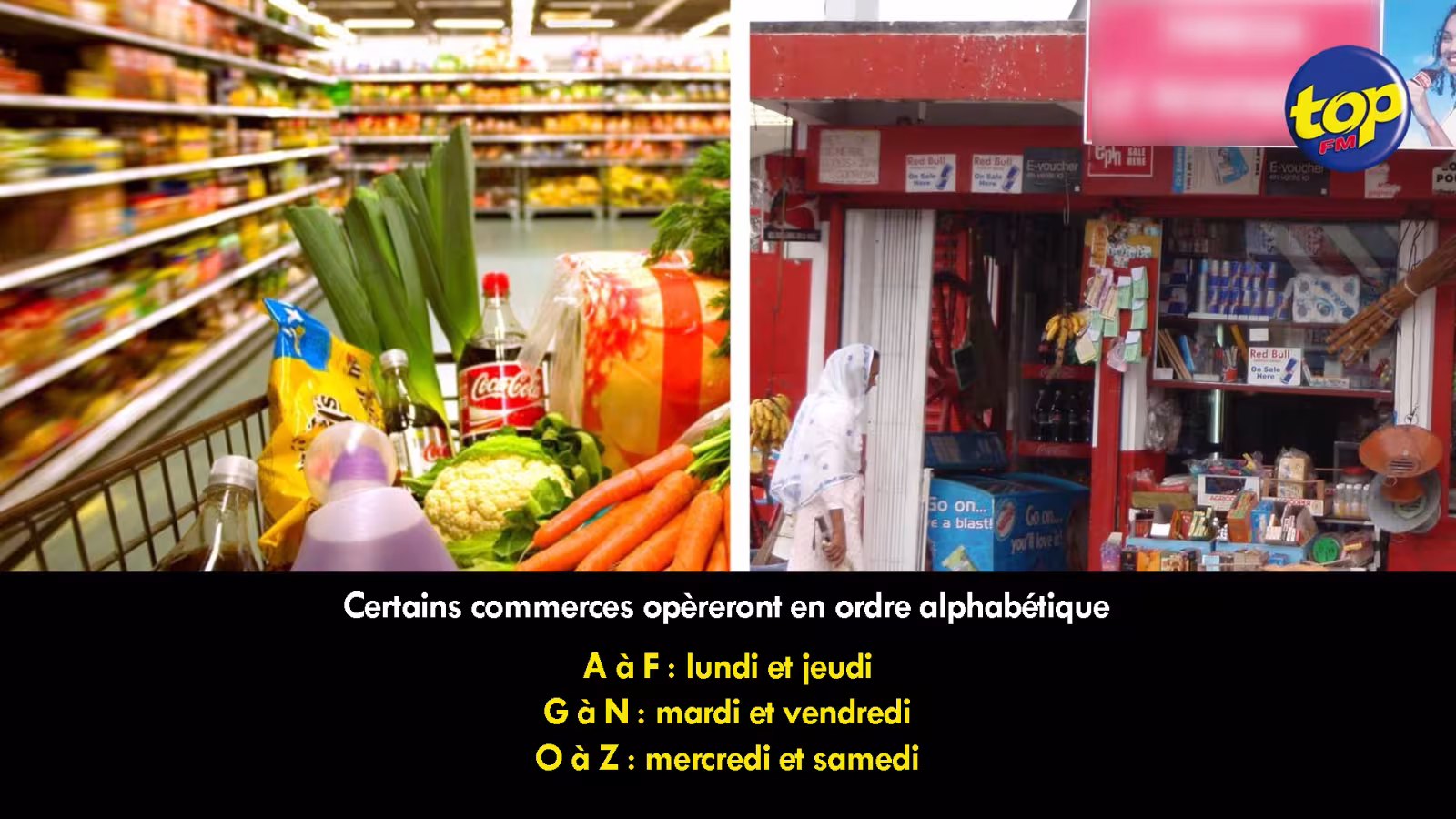 Confinement national : Certains commerces opèreront en ordre alphabétique à partir de ce jeudi