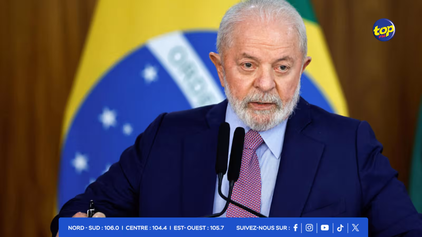 Président brésilien Luiz Iñacio Lula da Silva