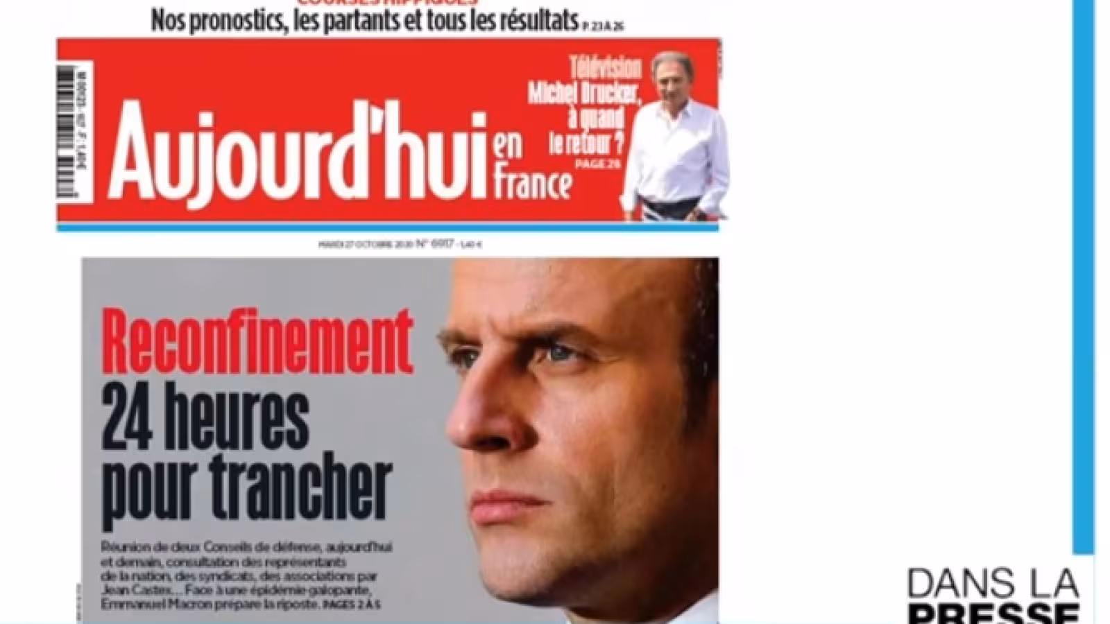 Covid-19 : La France hésite entre un reconfinement général ou sa version « soft »